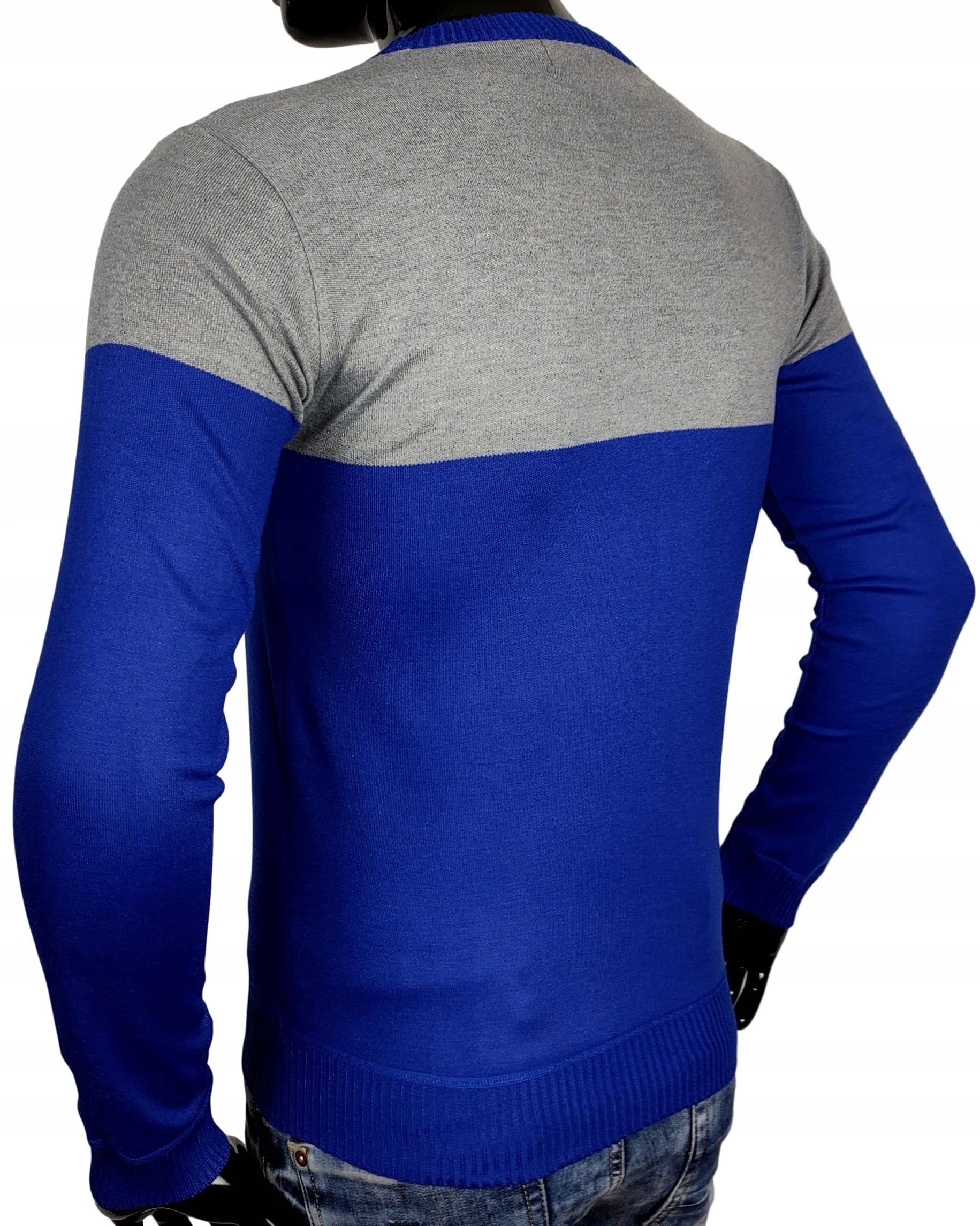 SWETER MĘSKI Z DODATKIEM WEŁNY O76 r. XXL Marka inna