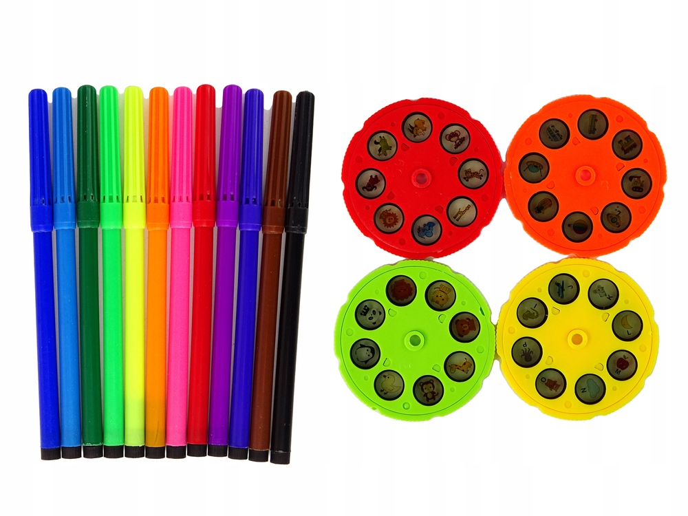 Projektor Do Rysowania Szablony Pisaki Rzutnik Tablica Niebieski Szerokość produktu 37 cm