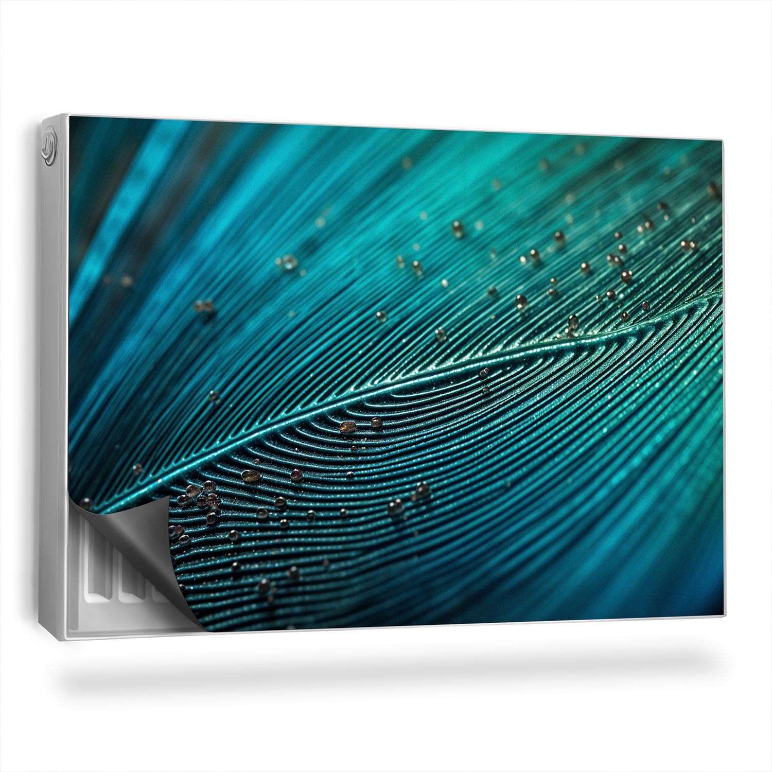 Magnetická maska na radiátor Intenzivní struktura pera 90 x 60 cm