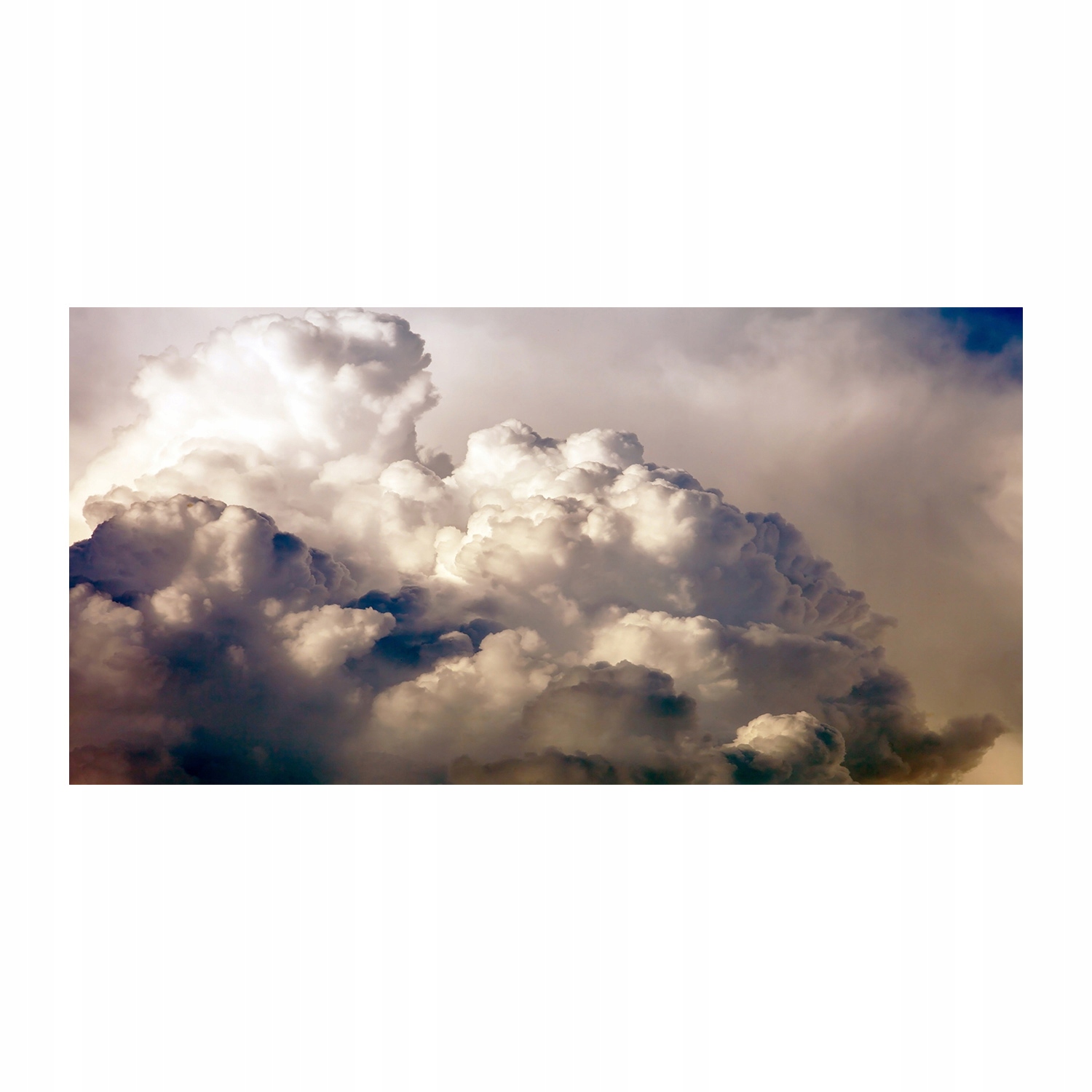 

Foto obraz szkło akryl Chmury na niebie 120X60 cm