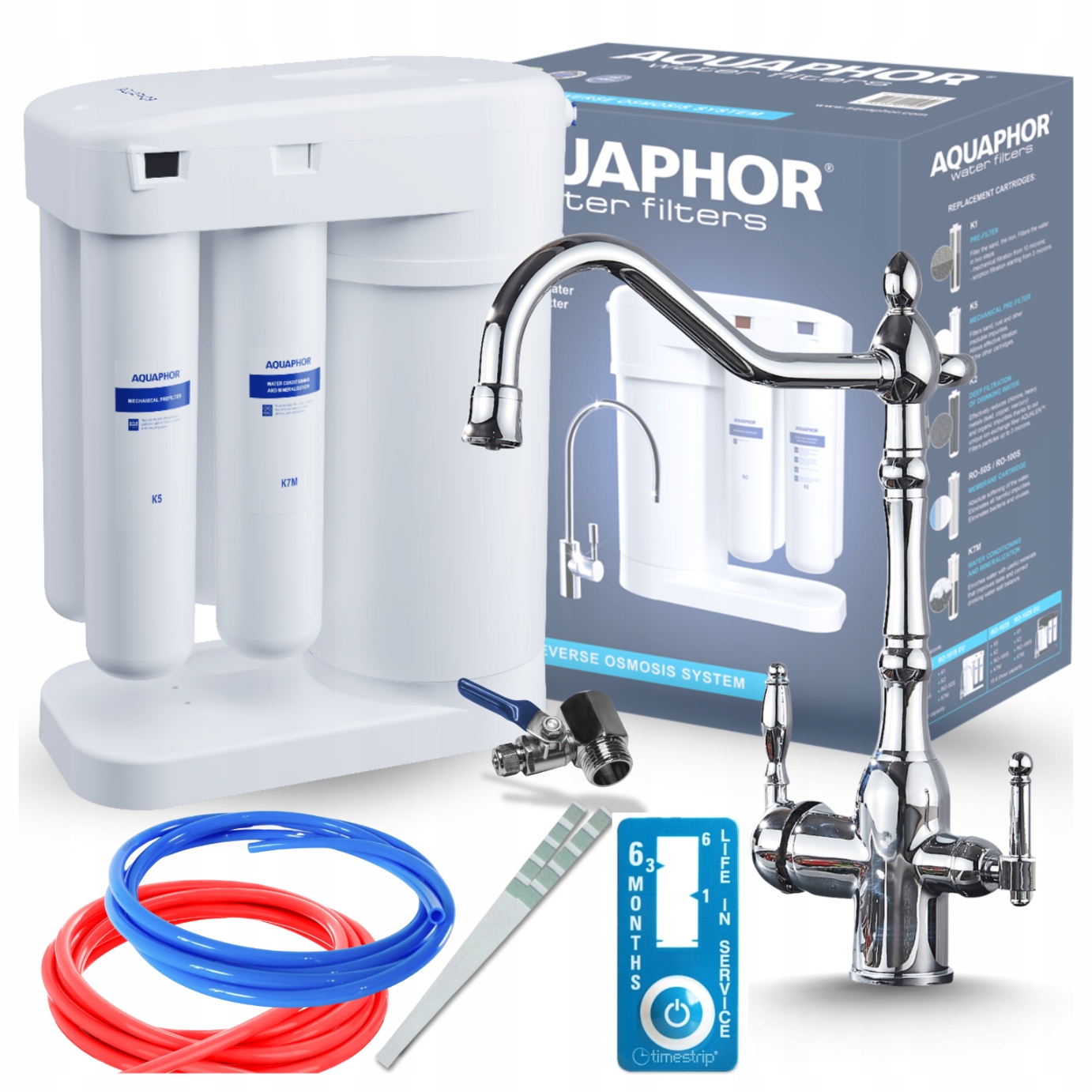 Aquaphor – Čistič Vody Atest Pzh A Stojánková Kuchyňská Baterie Retro Chrom