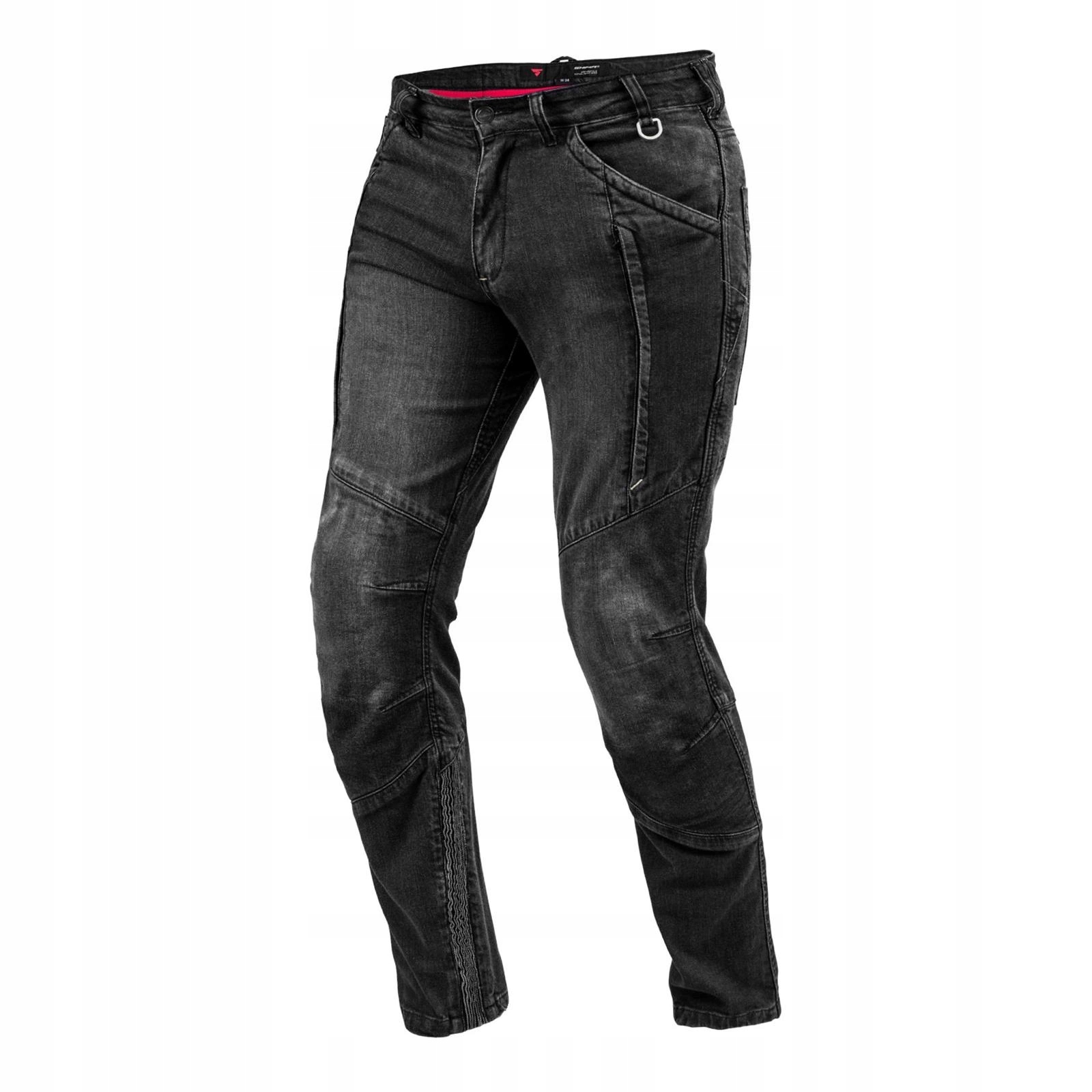 Spodnie jeans SHIMA GHOST BLACK motocyklowe GRATIS Model Ghost