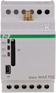 SIMPLYMAX-P02 Przekaź.ster.gsm 1NO