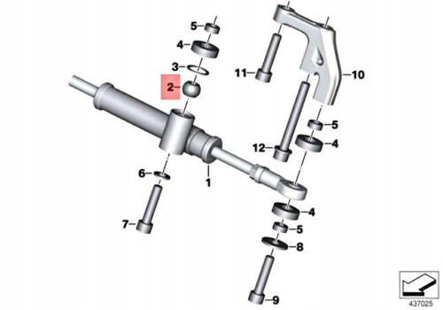 31422314995 - Шарнір рульової стійки BMW R1100 K1200