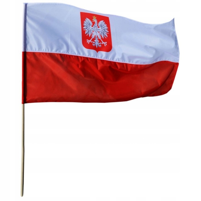 

Flaga Polski z Godłem 160x100 bandera Polska flagi