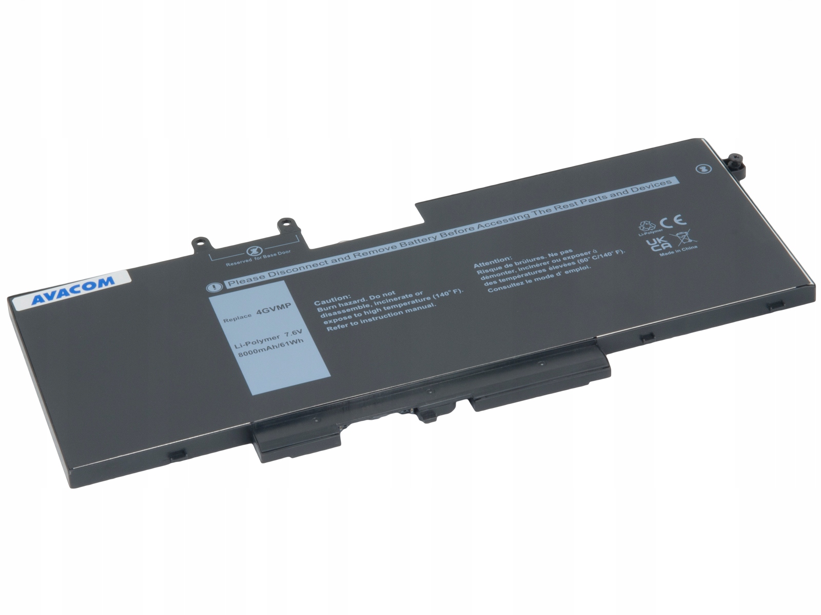 Batéria Avacom pre Dell Latitude 5400, 5500 Li-Pol 7, 6 V 8000mAh 61Wh…