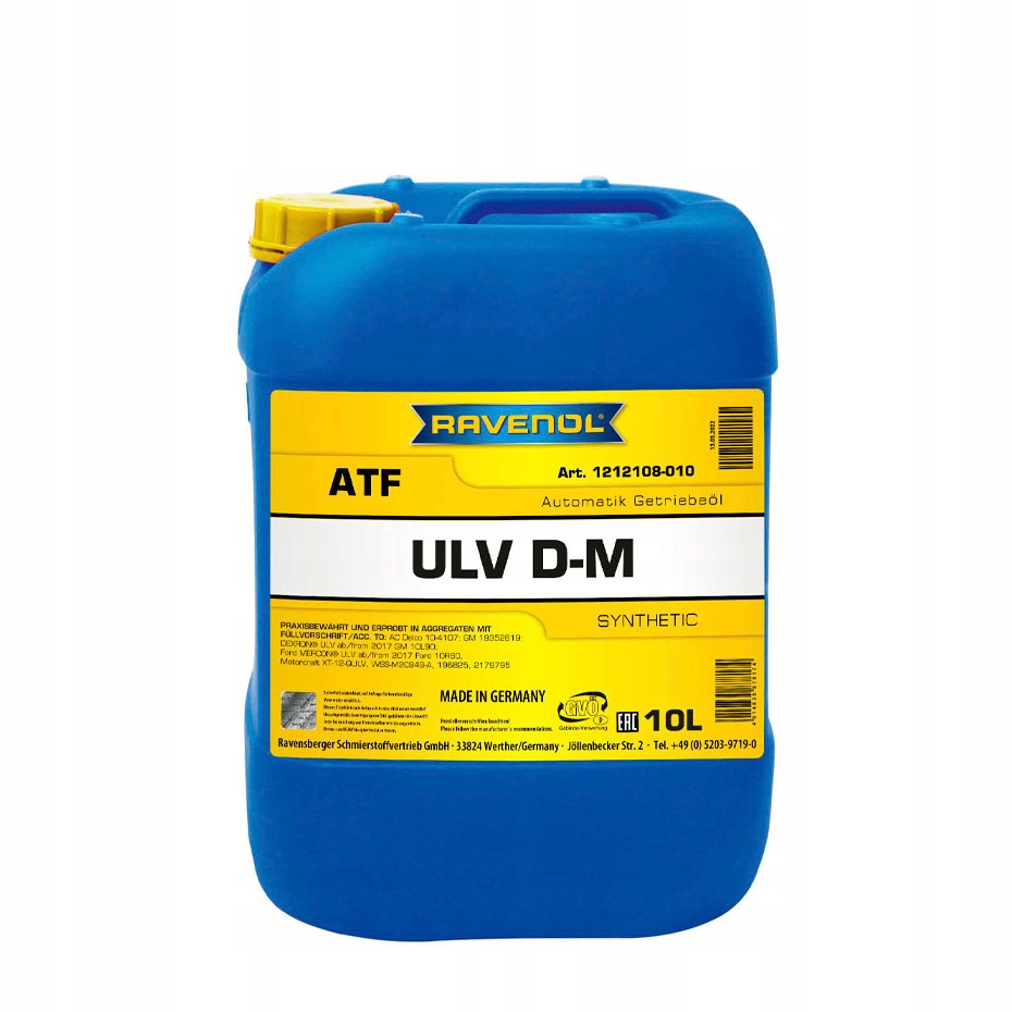 RAVENOL ATF ULV D-M 10L