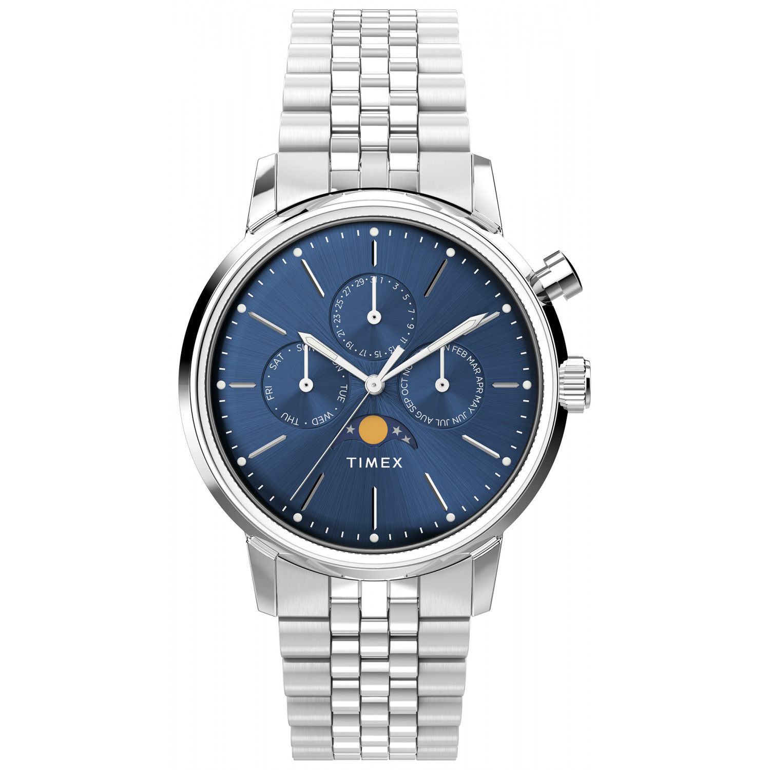 Pánské Hodinky Timex TW2W51300 stříbrný náramek