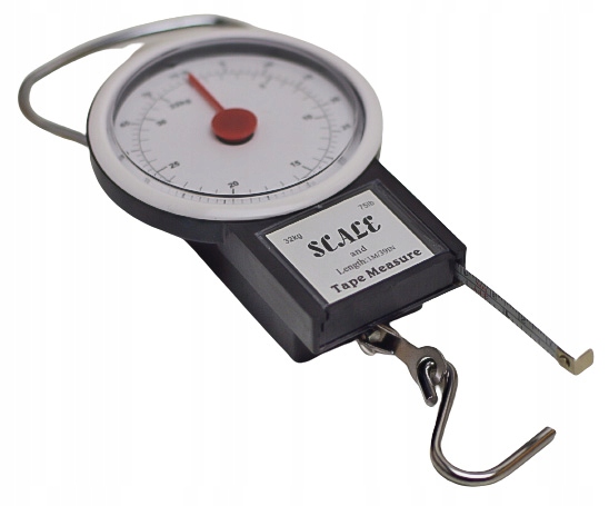 WAGA HAKOWA WĘDKARSKA WALIZKOWA MIARKA BAGAŻOWA Typ mechaniczna