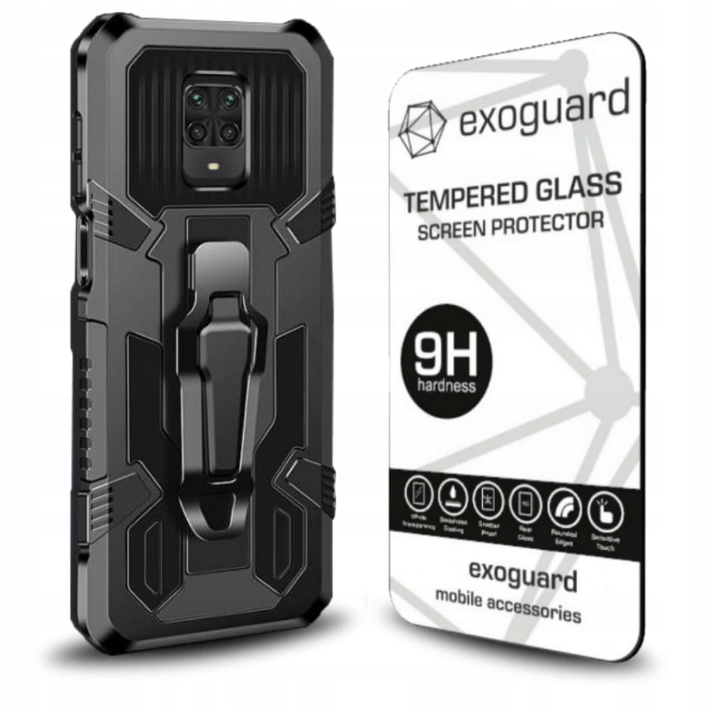 

Exoguard Etui Pancerne+szkło do Redmi Note 9 Pro