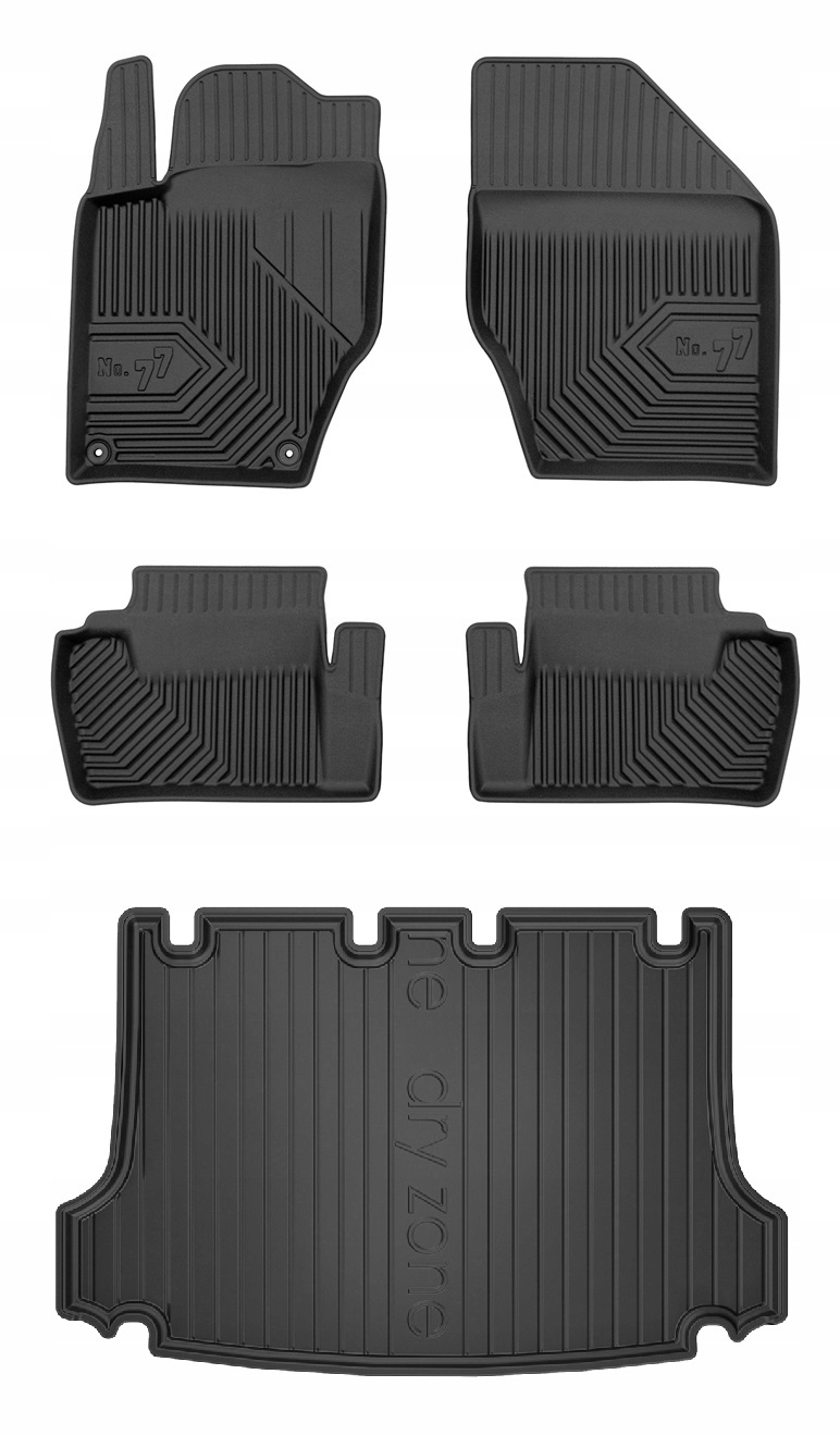 Set 77 Koberce a rohože Peugeot 308 1 Kombi 2007-2013 7os