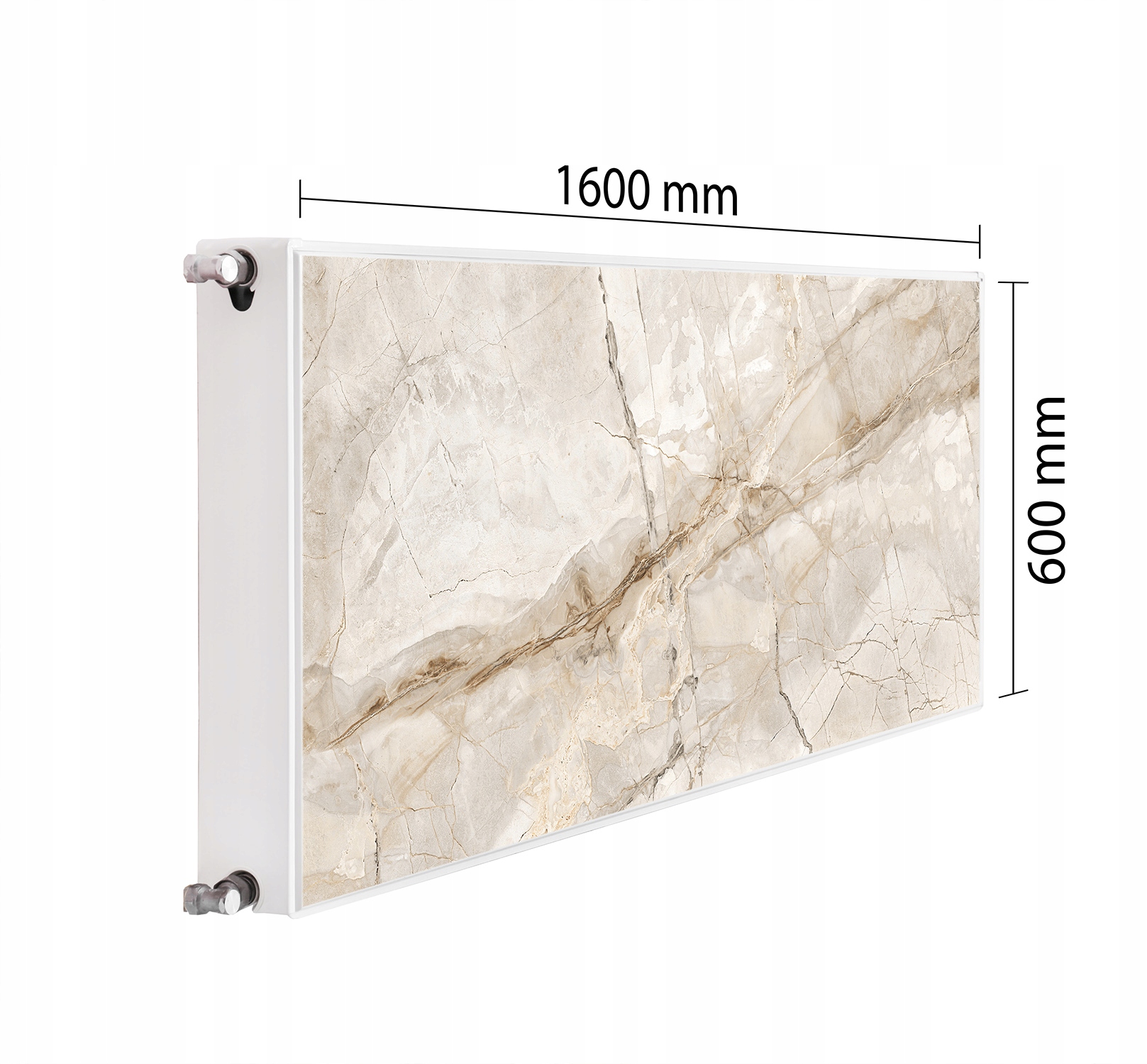 Magnetická Krytka Na Radiátor 160x60 Marmur Mata Magnet