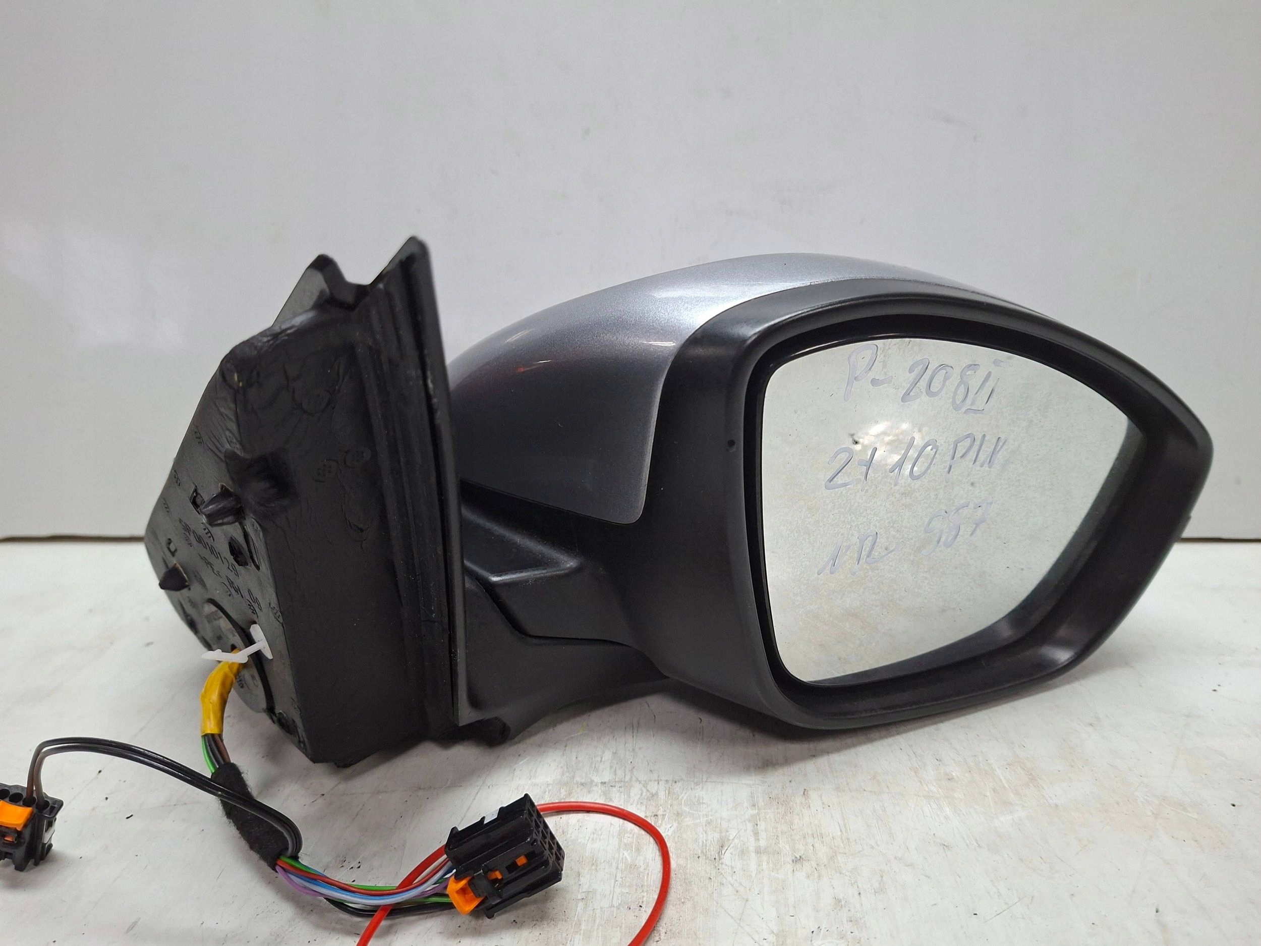 mirror exterior right 12 PIN PEUGEOT 208 II 2019