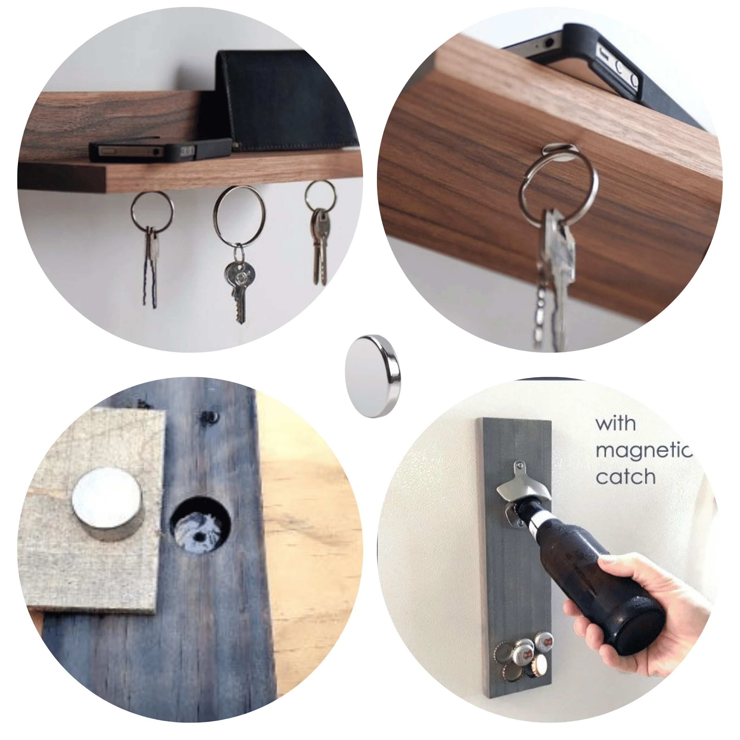 MAGNES Neodymowy Walcowy 5x5 mm OKRĄGŁY SILNY MOCNY N42 KRĄŻEK 5/5 mm Kształt walec