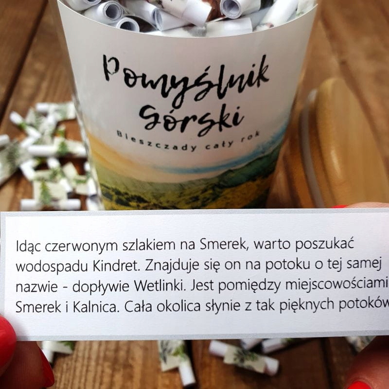 POMYŚLNIK GÓRSKI BIESZCZADY CAŁY ROK 365 MYŚLI Cechy dodatkowe brak