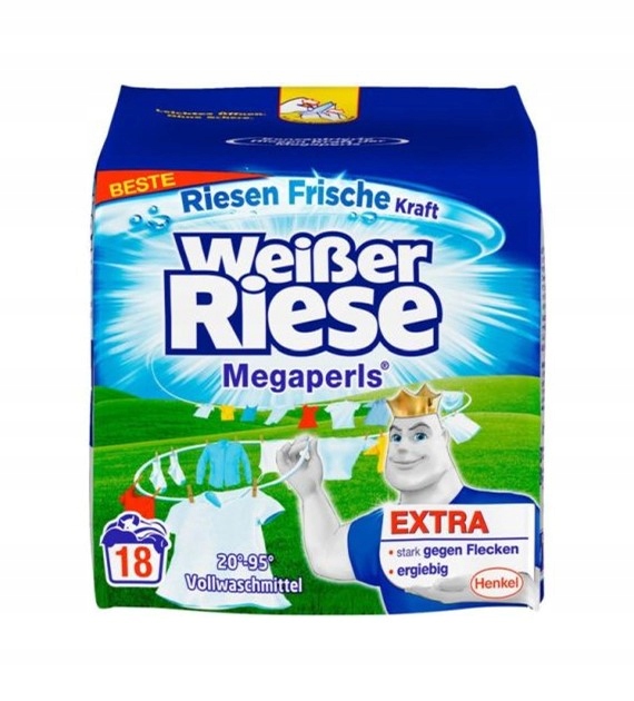 

Weise Riese Megapearls 1,125kg 18 prań