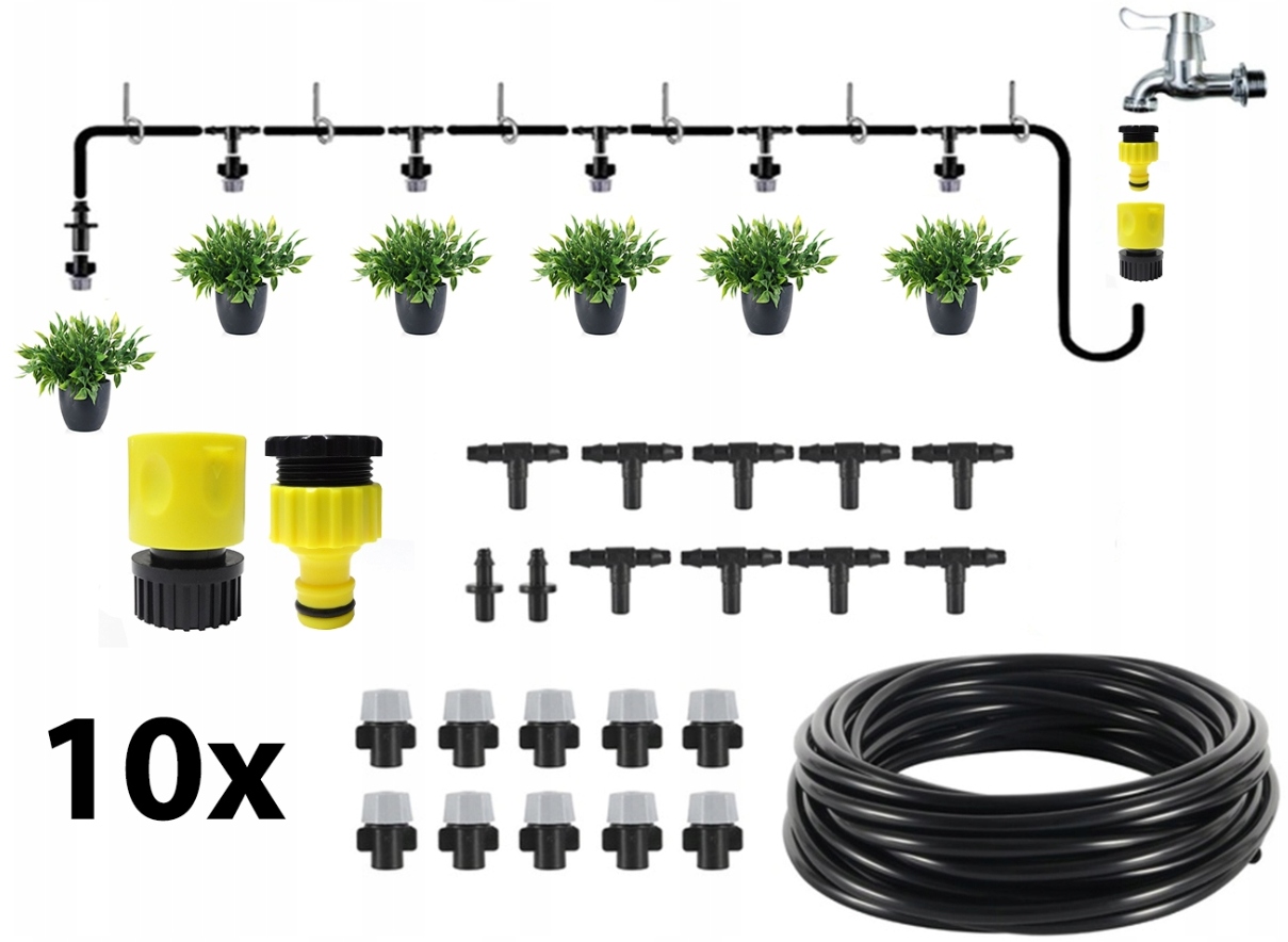 ZESTAW DO NAWADNIANIA ROŚLIN OGRODOWY KROPELKOWY Marka Dekorstar