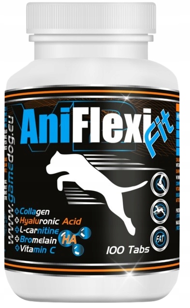 Levně Game Dog AniFlexi Fit V2 pro psa podporuje rozvoj pohybového aparátu 100 tablet