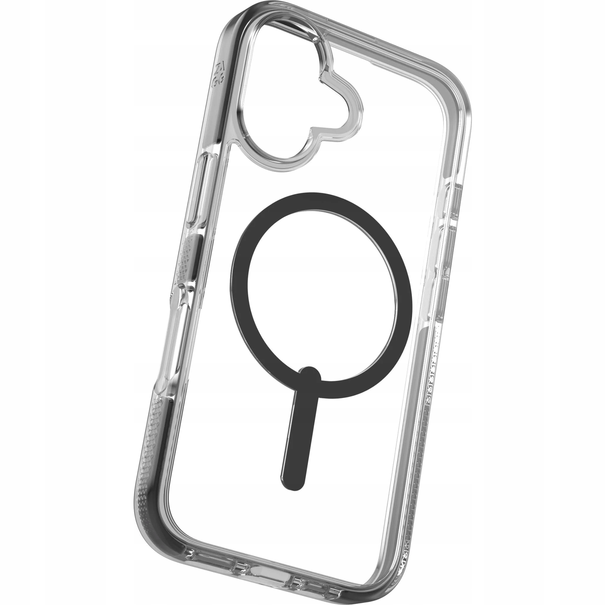 Pouzdro Zagg pro iPhone 16 Plus, obal MagSafe, průhledný zadní kryt
