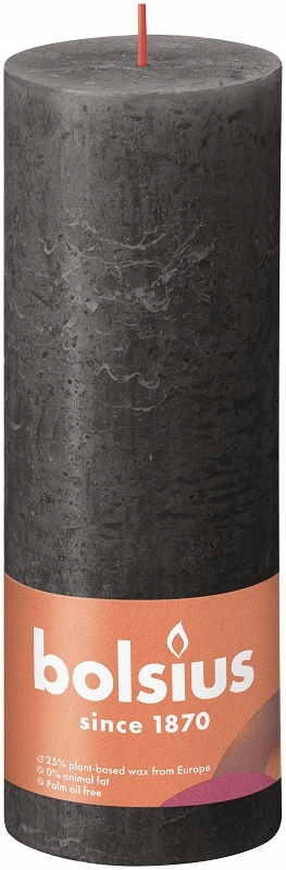 

Bolsius Świeca Rustic Shine 190/68 Burzowy Szary