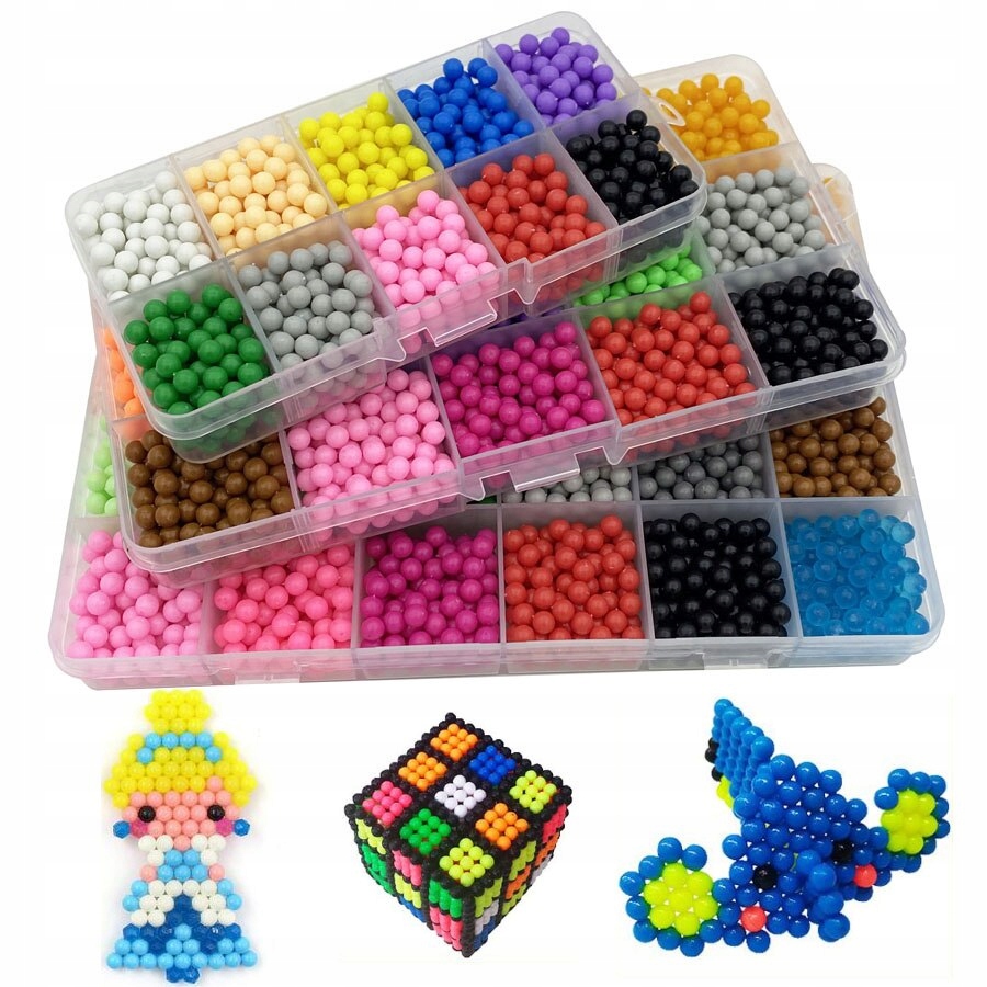 Kit for Make Bracelets Beads Toys for Children DIY 24 Grid