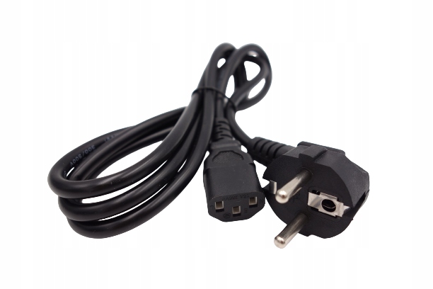 

Kabel zasilający 1,5m Eu do monitora komputera