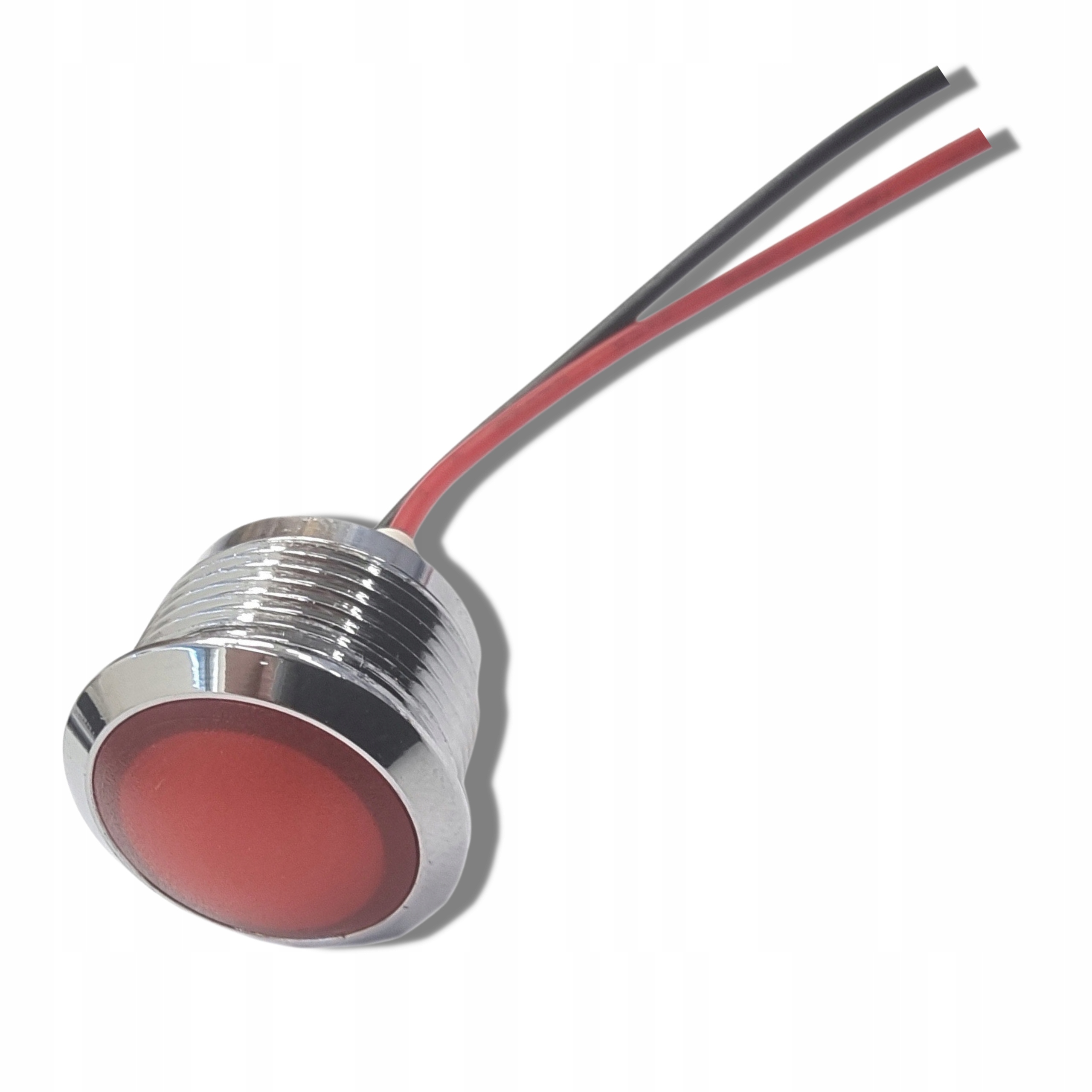 

Kontrolka Led metalowa wypukła czerwona 18mm 230V