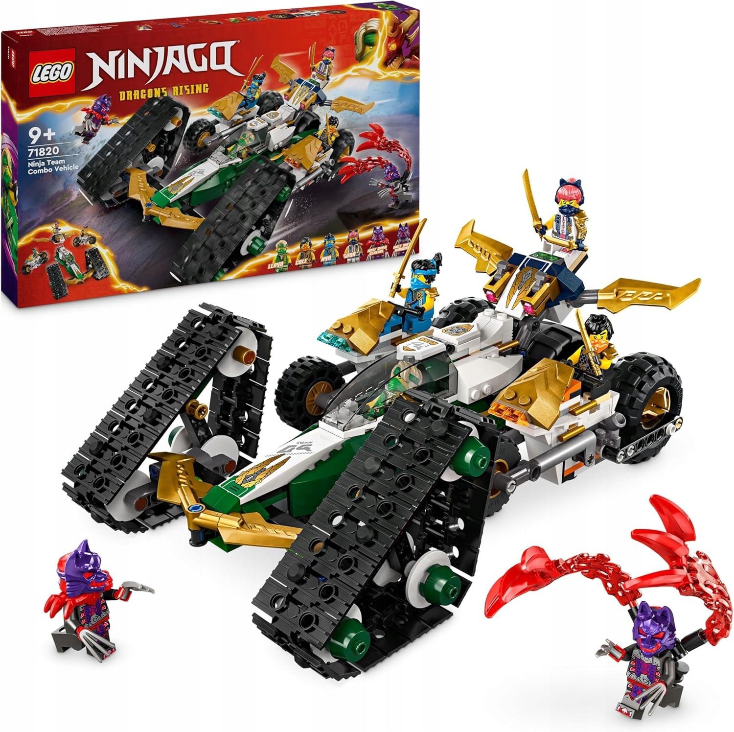 Lego Ninjago Multifunkční nindža vozidlo, Hračka pro 9leté dítě