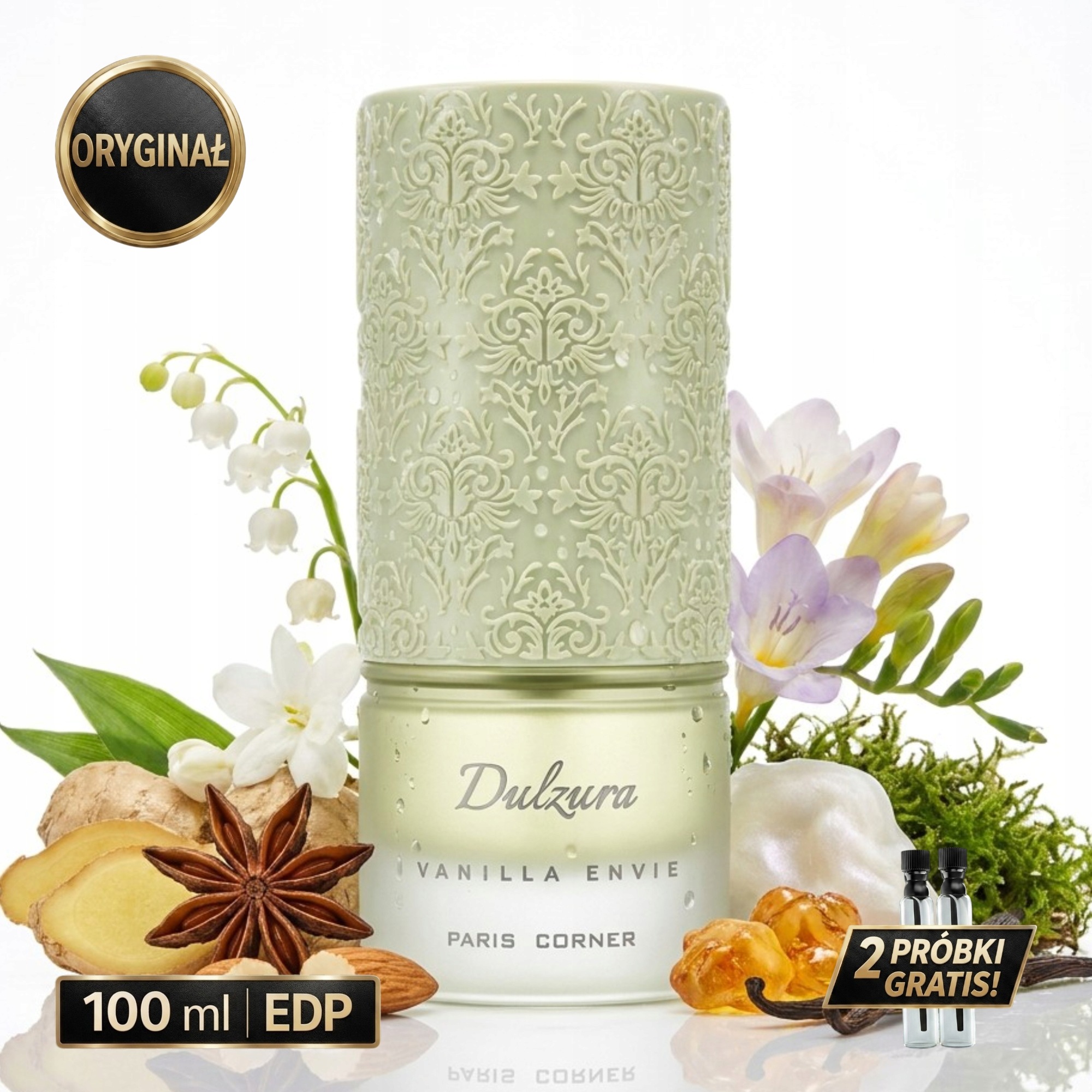 Perfumy Paris Corner Dulzura Vanilla Envie 100ml 2 Próbki