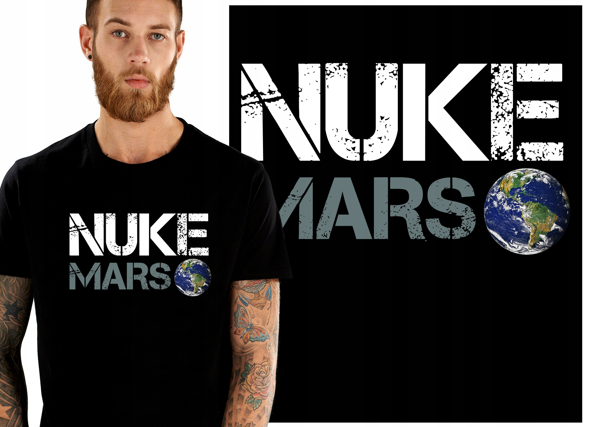 

Nuke Mars Elon Musk Koszulka Męska XXL