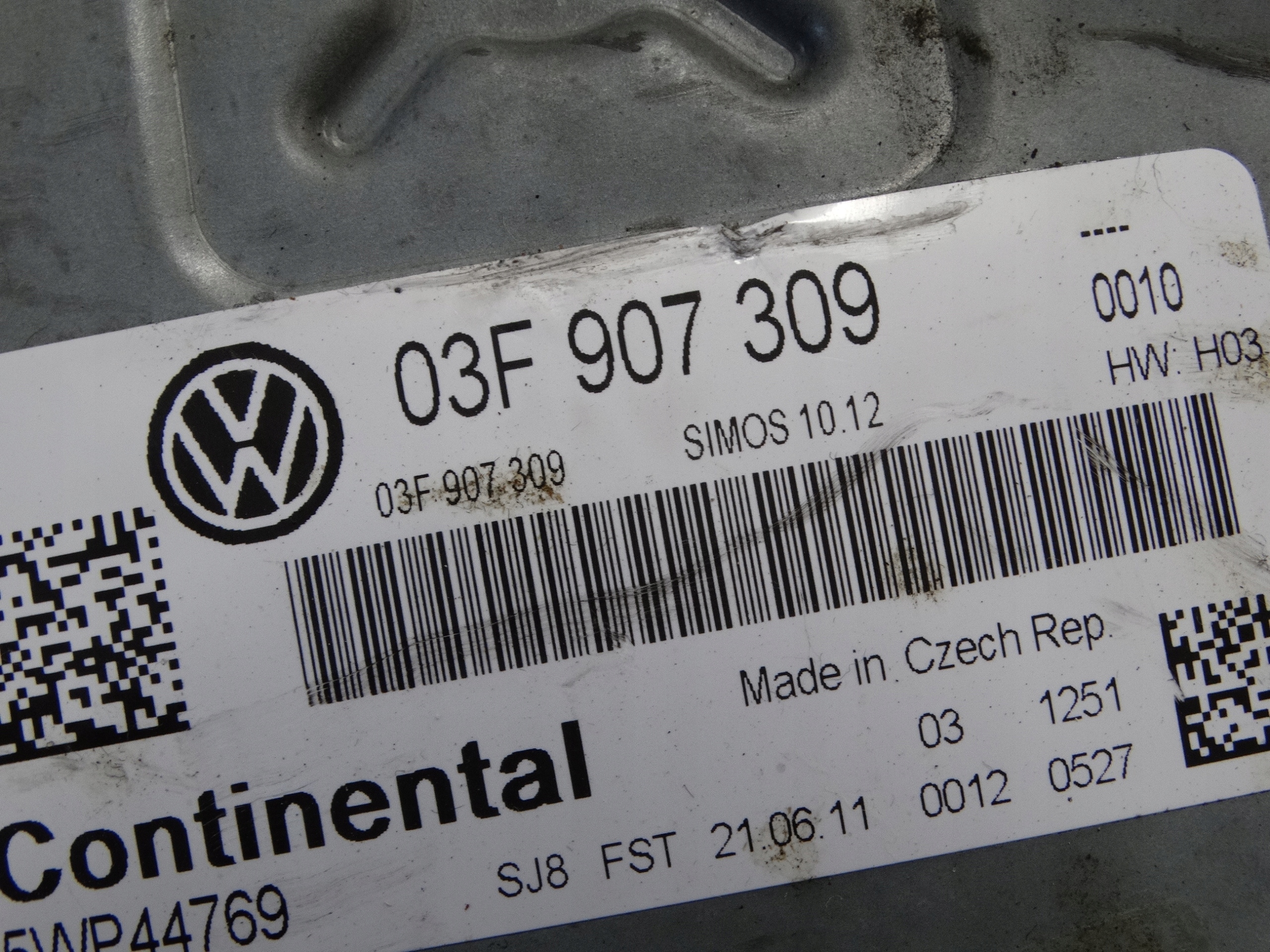 running board STARTOWY VW GOLF VI 1.2 TSI 77KW 2011r.