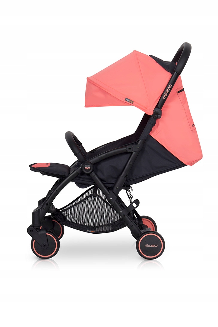 Wózek spacerowy spacerówka Minima OCIEPLACZ, LEKKI Kolor Odcienie różu