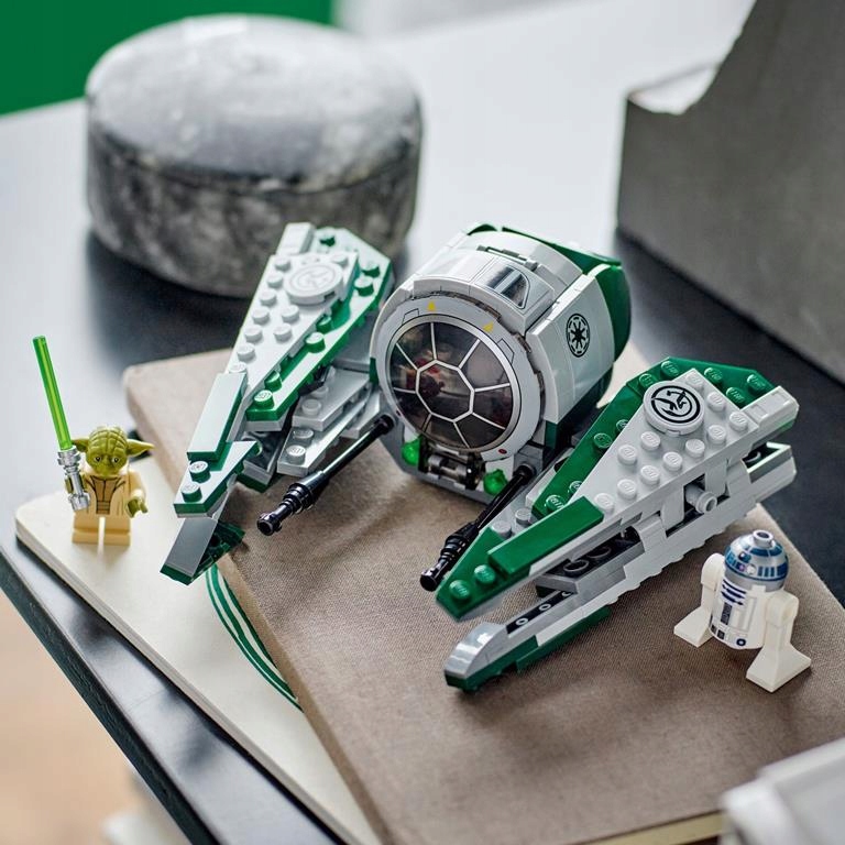 KLOCKI LEGO STAR WARS 75360 JEDI STARFIGHTER YODY DROID R2-D2 DZIEN DZIECKA Płeć chłopcy dziewczynki