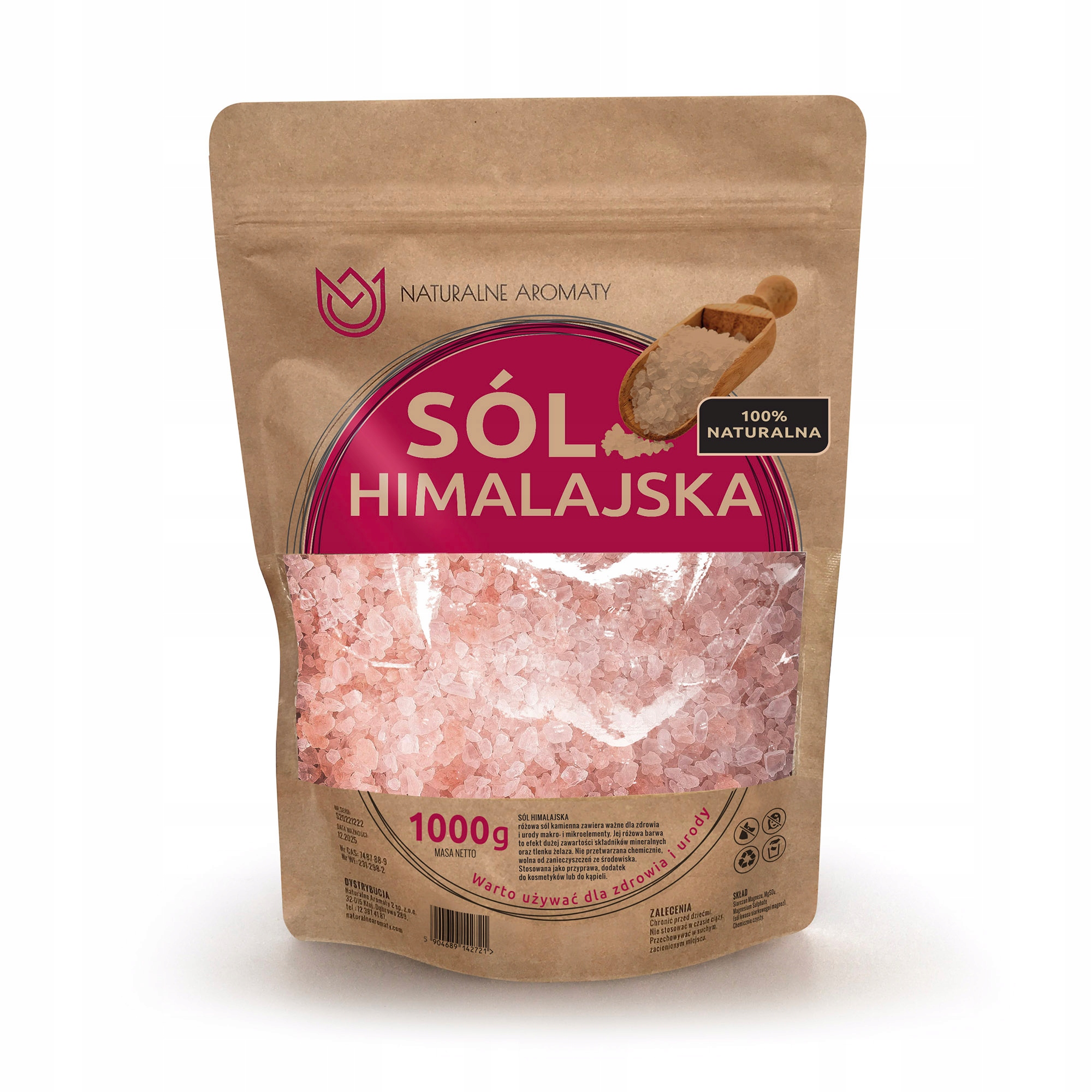 Sól Himalajska Naturalne Aromaty 1kg