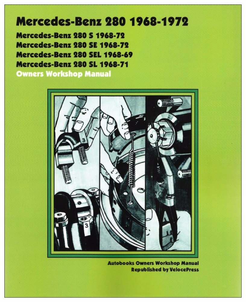 Mercedes 280S W108 W111 280sl W113 68-72 instr nap