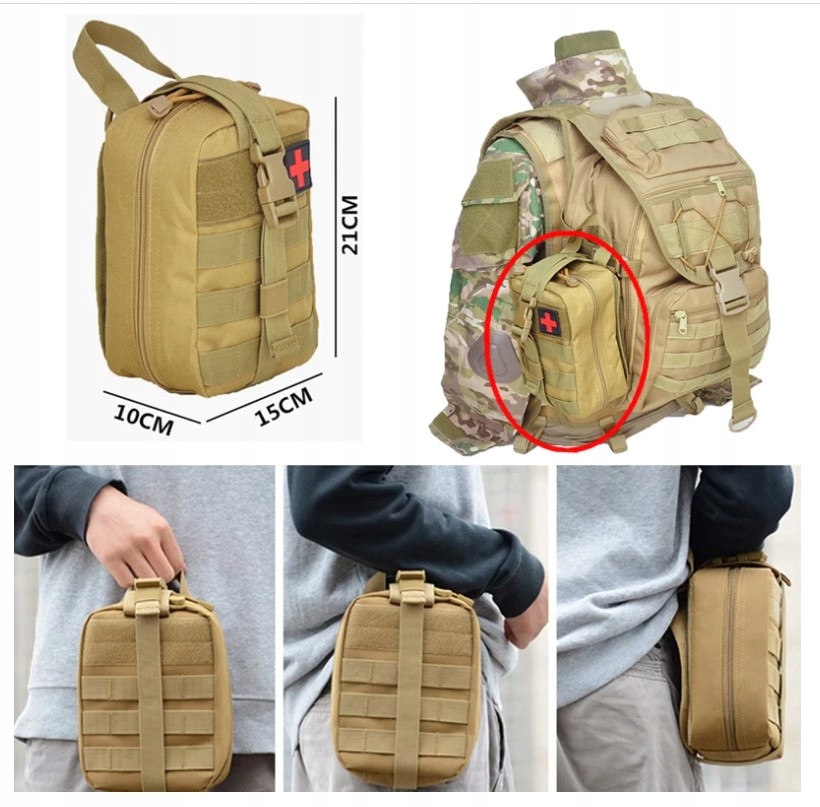 APTECZKA TURYSTYCZNA PODRÓŻNA TAKTYCZNA+WYPOSAŻONA Marka White Eagle