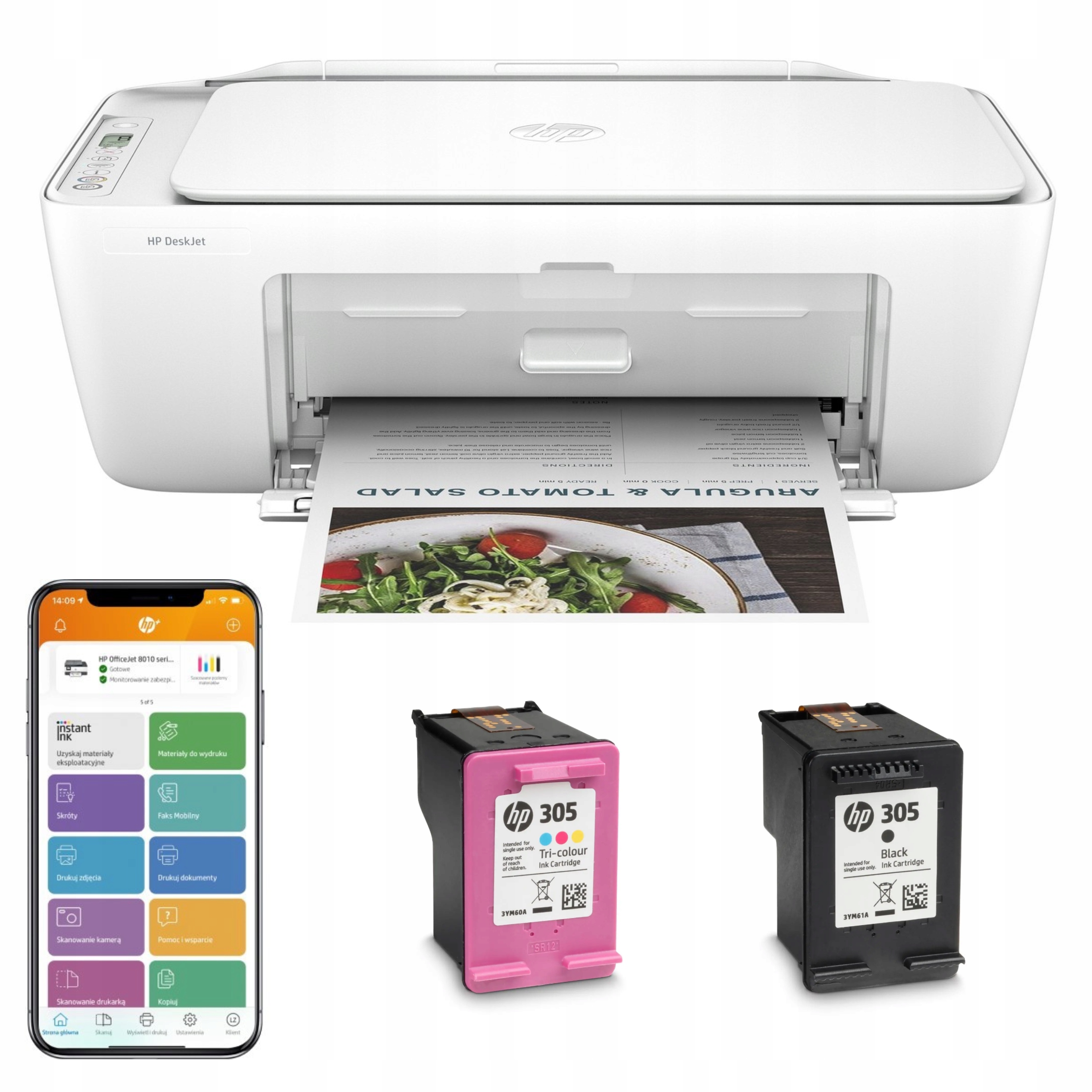 Многофункциональный струйный принтер (цветной) HP DeskJet 2810e All-in-One