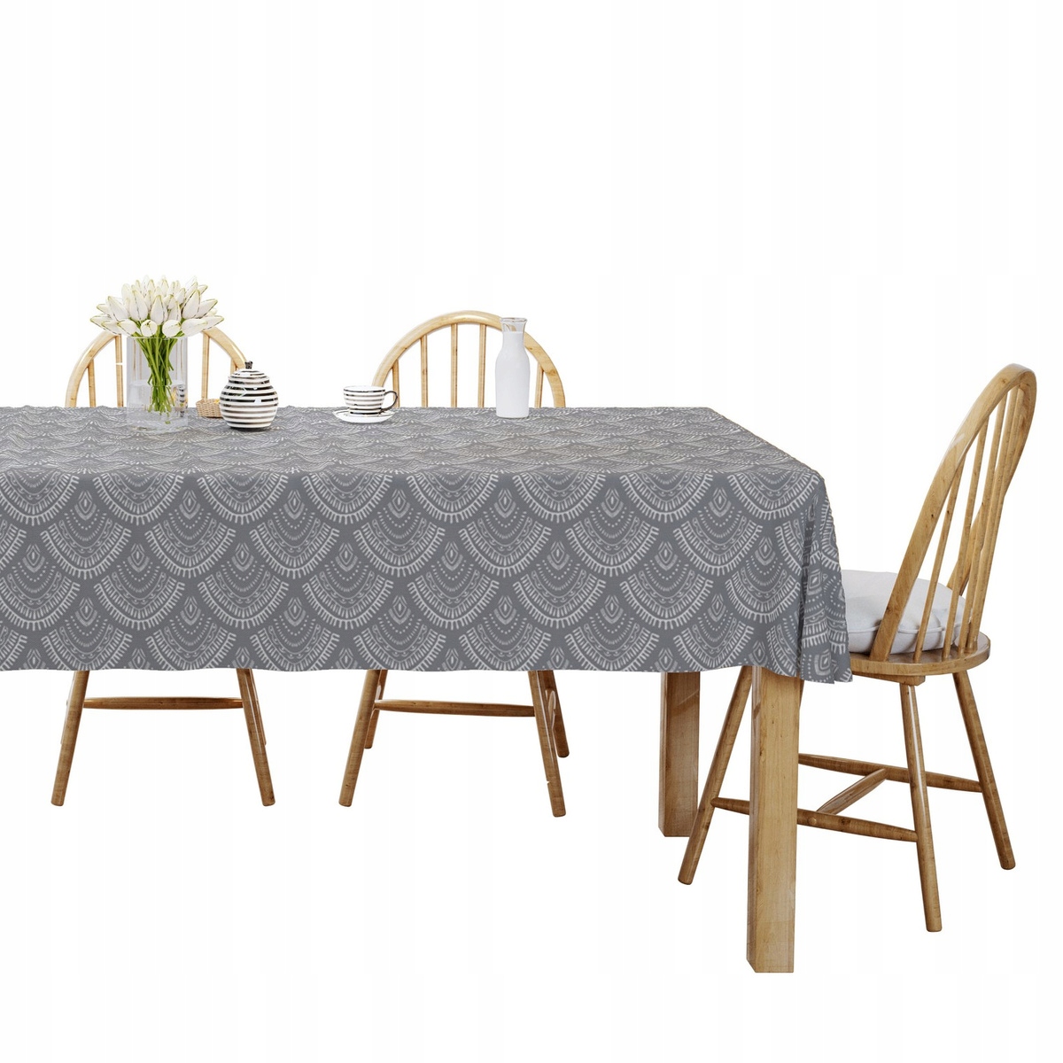 Obrus 140x240 Dekoracyjny Bawełniany na Stół Panama 4133A Typ obrus