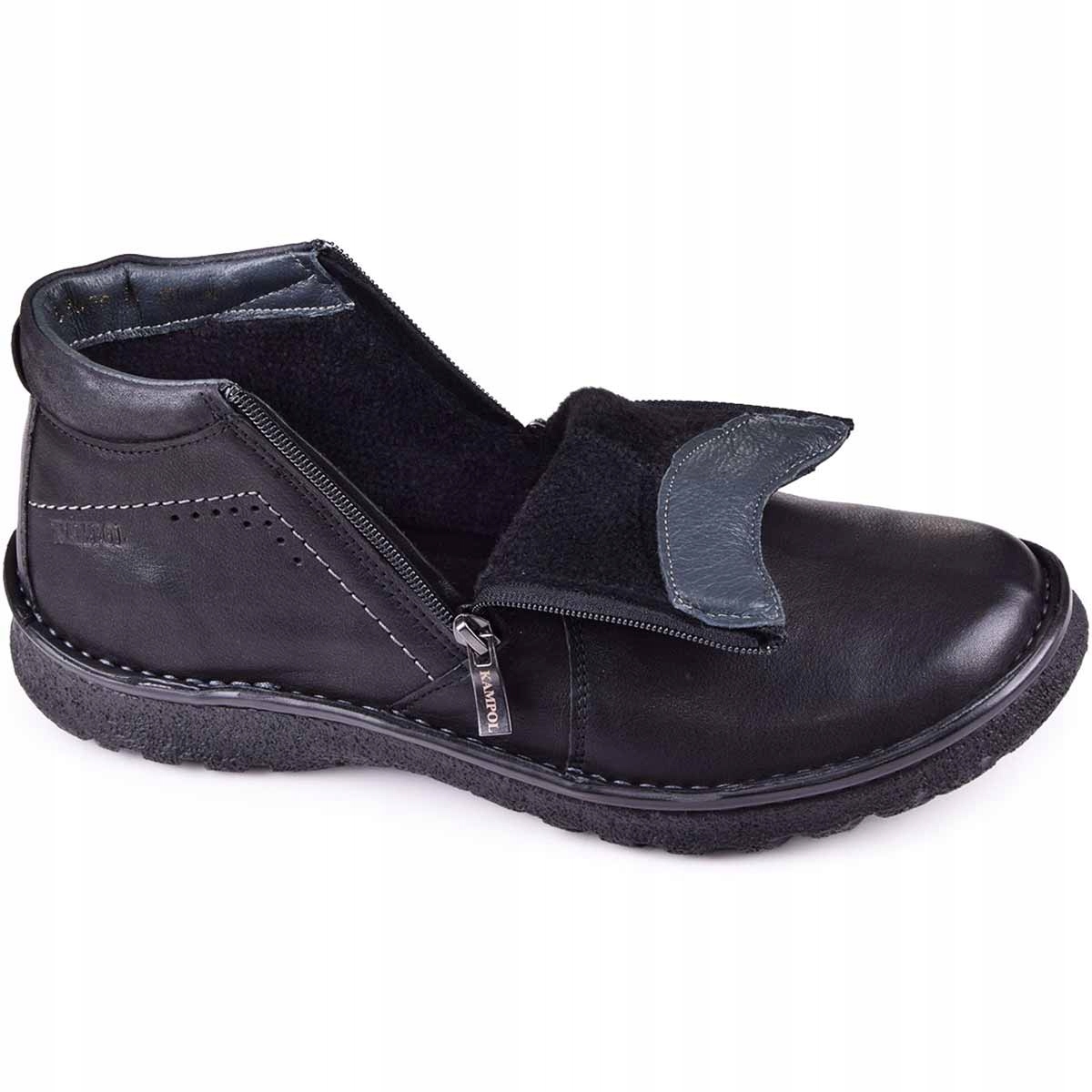 BUTY MESKIE SZTYBLETY OCIEPLANE ZIMOWE KamPol r.41 Płeć mężczyzna