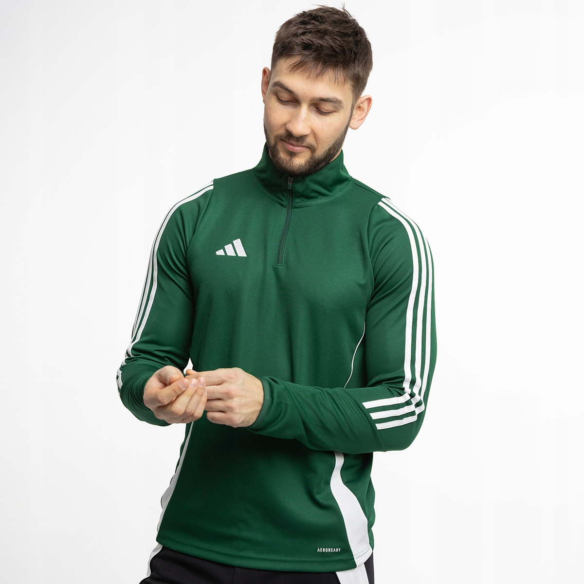 Pánská Mikina adidas Tiro 24 rozepínací 1/4 sportovní tréninková vel XXL
