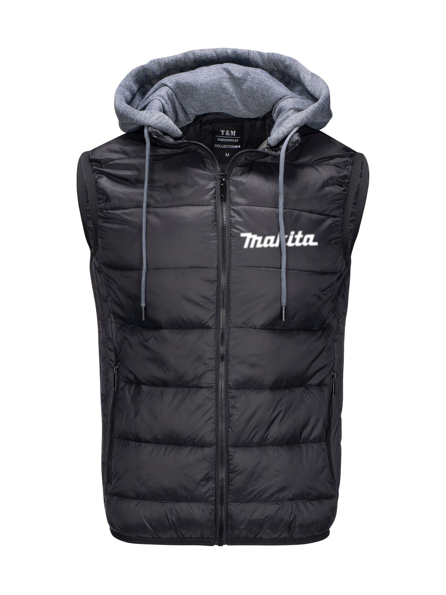 Pánská Vesta S Bunda Bez Rukávů Makita, Černá, Prošívaná, M