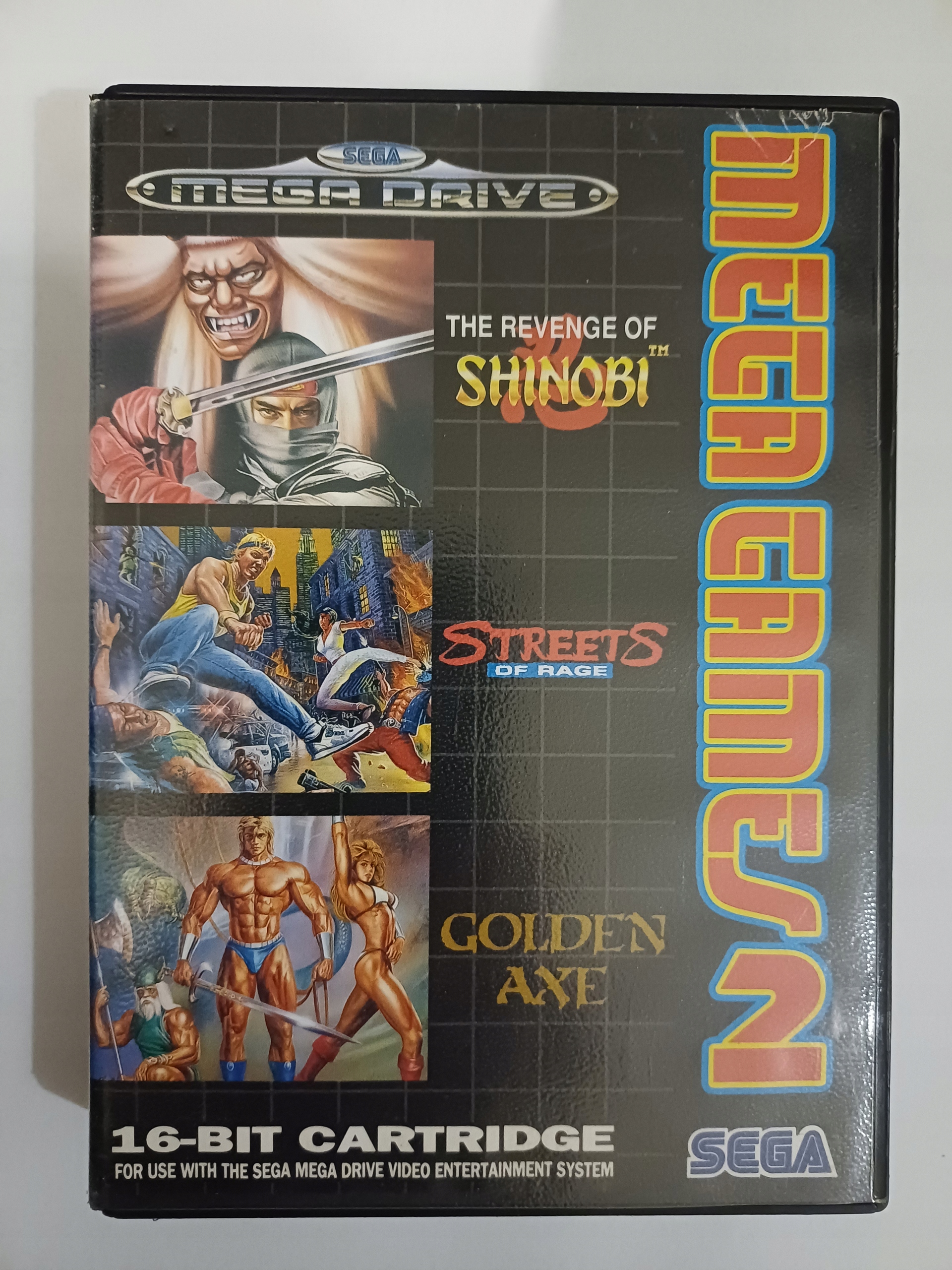 Street of Rage + Golden Axe + Revenge of Shinobi, Mega Games 2, Mega Drive