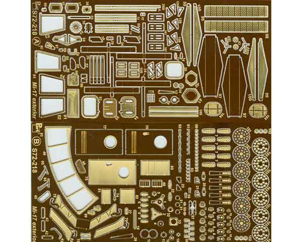 Díl S72-218 1/72 Mi-17 exteriér (Zvezda)