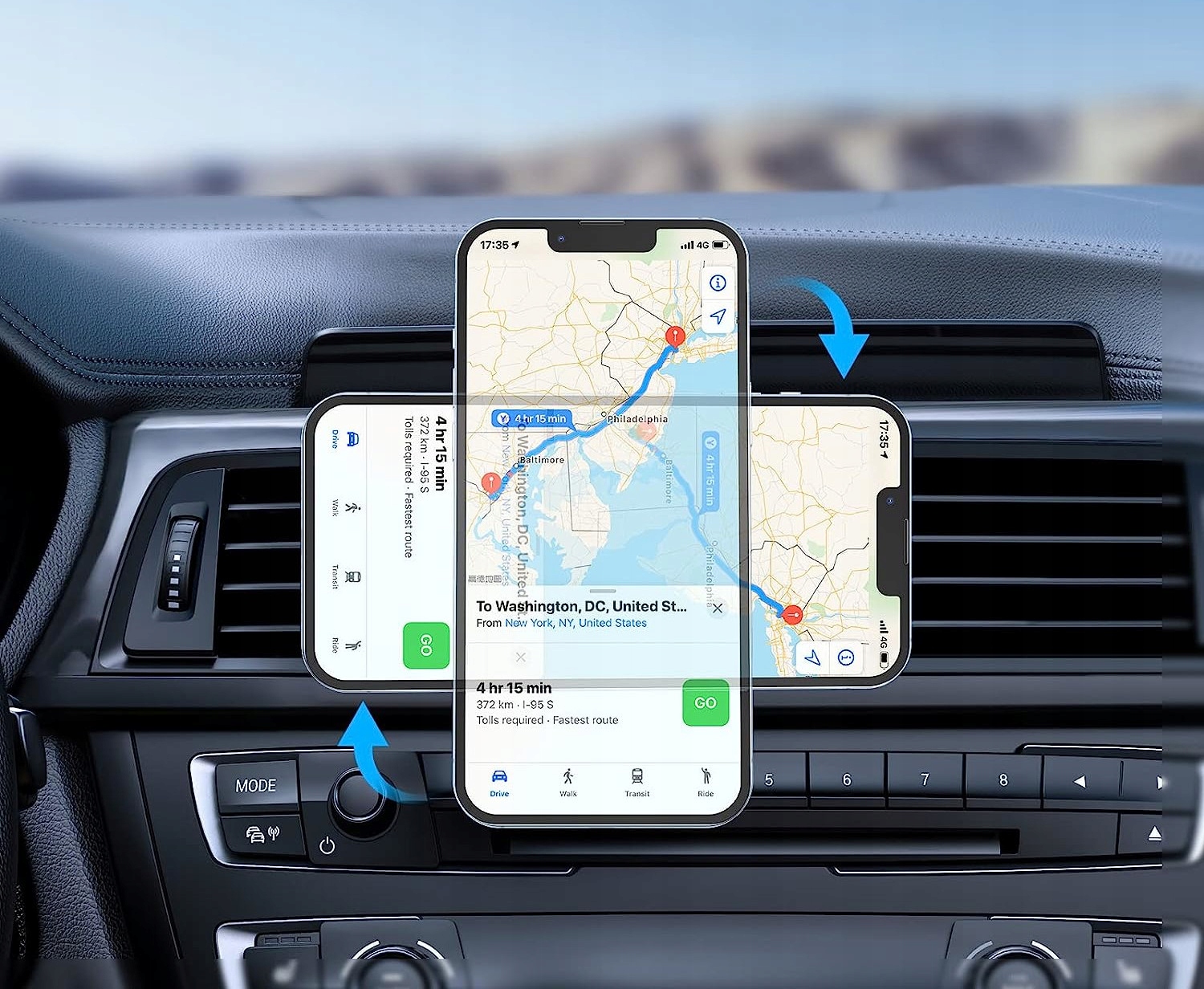 UCHWYT MAGNETYCZNY NA TELEFON do SAMOCHODU do magsafe kratki na iPHONE EAN (GTIN) 5906214880313