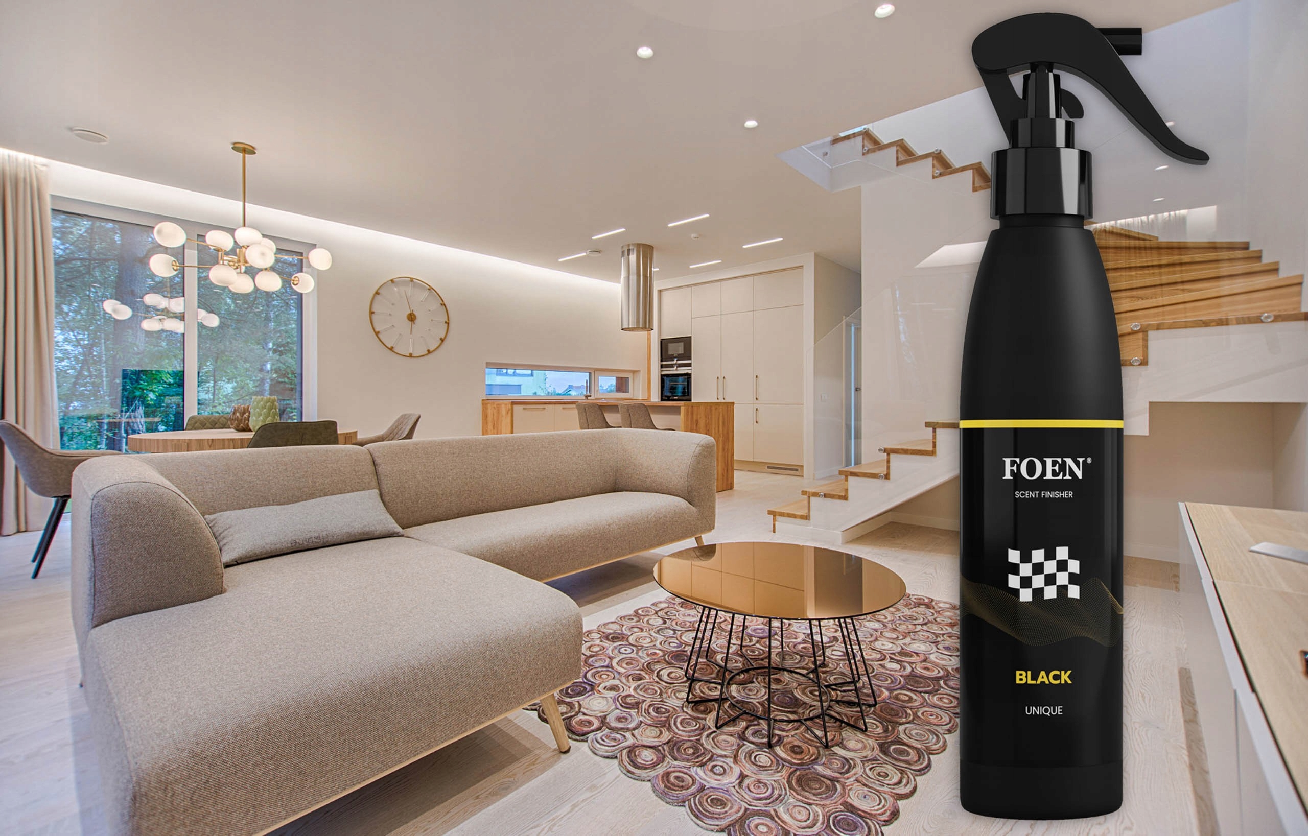 Perfumy do wnętrz BLACK Foen 200 ml Rodzaj atomizery