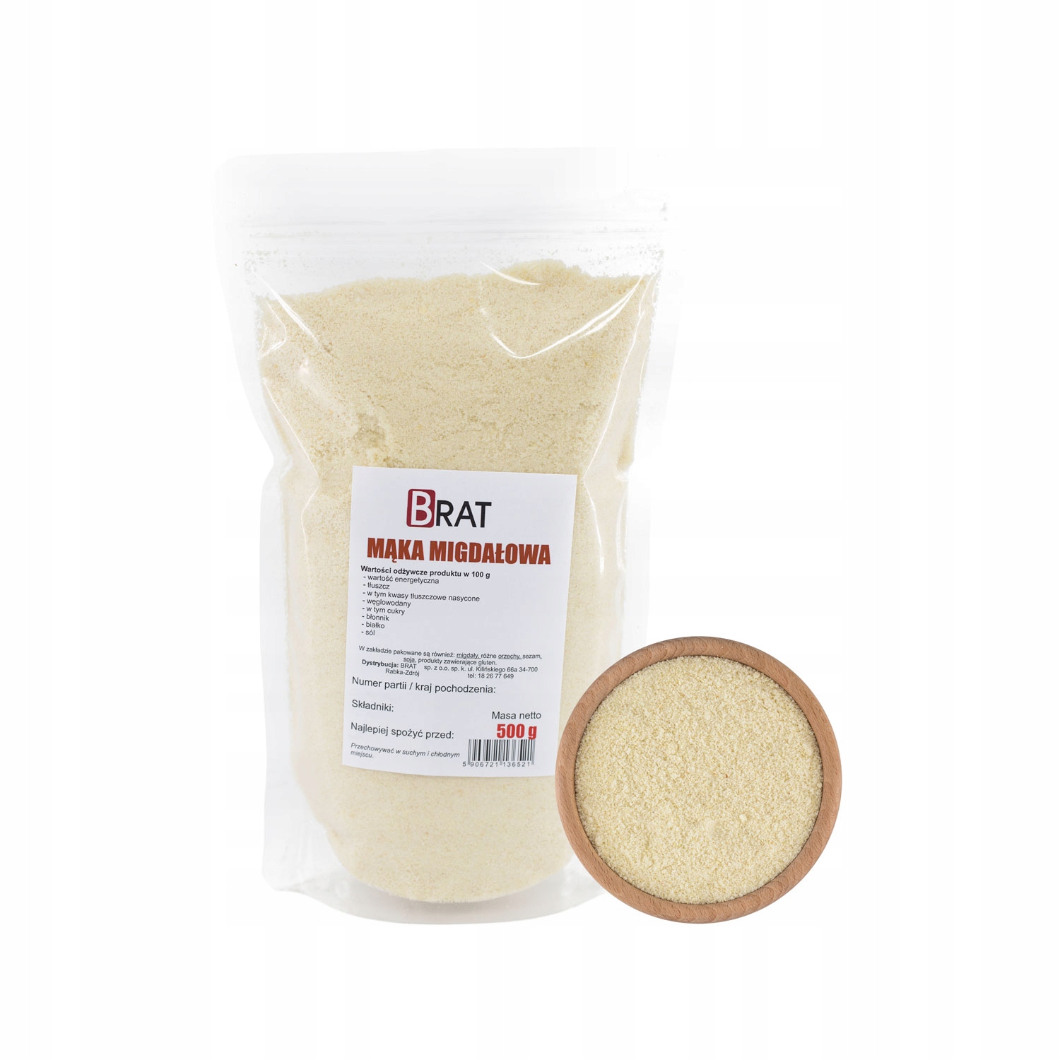 Levně 2x Brat Mandlová mouka 500 g