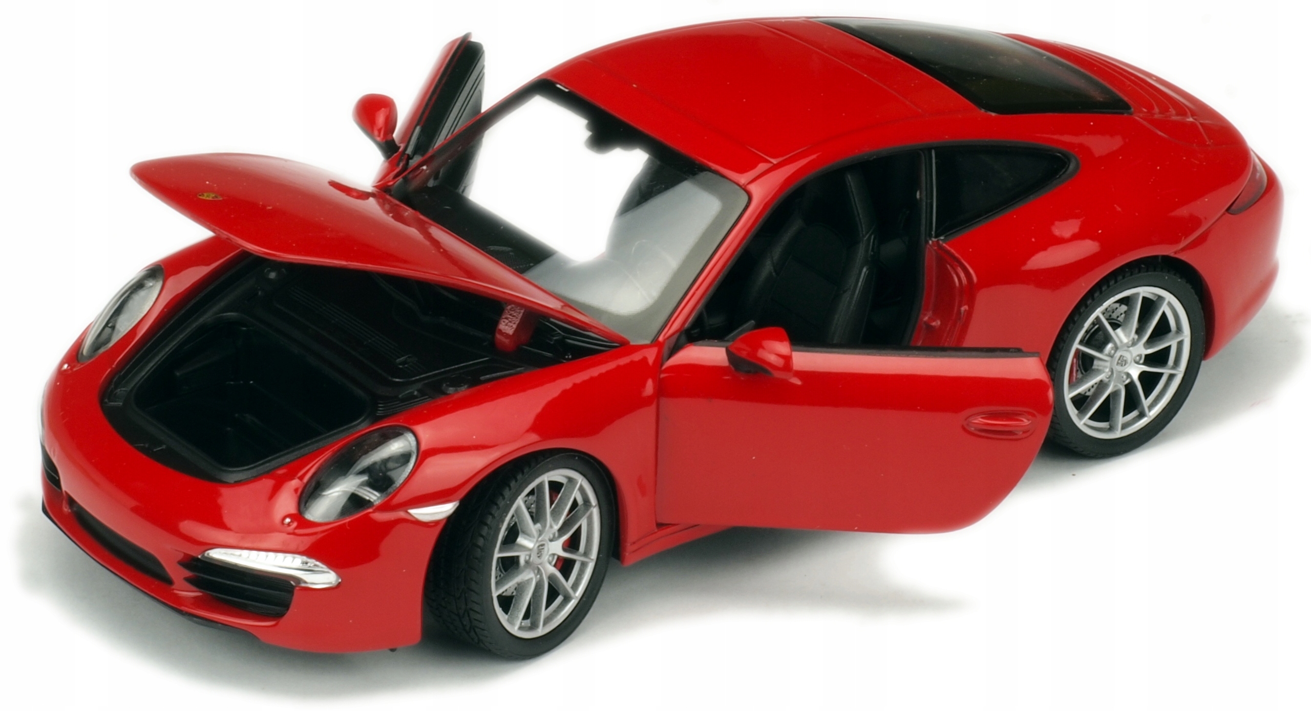 Welly Kovové Auto Porsche 911 Carrera S Otw.drzw