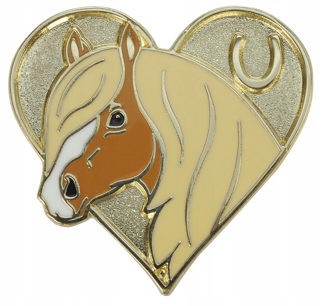 Przypinka Głowa konia Koń konie konik pin
