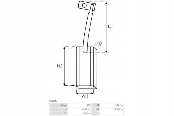 AS-PL SZCZOTKI ALTER. DELCO 1100881 Producent części AS-PL