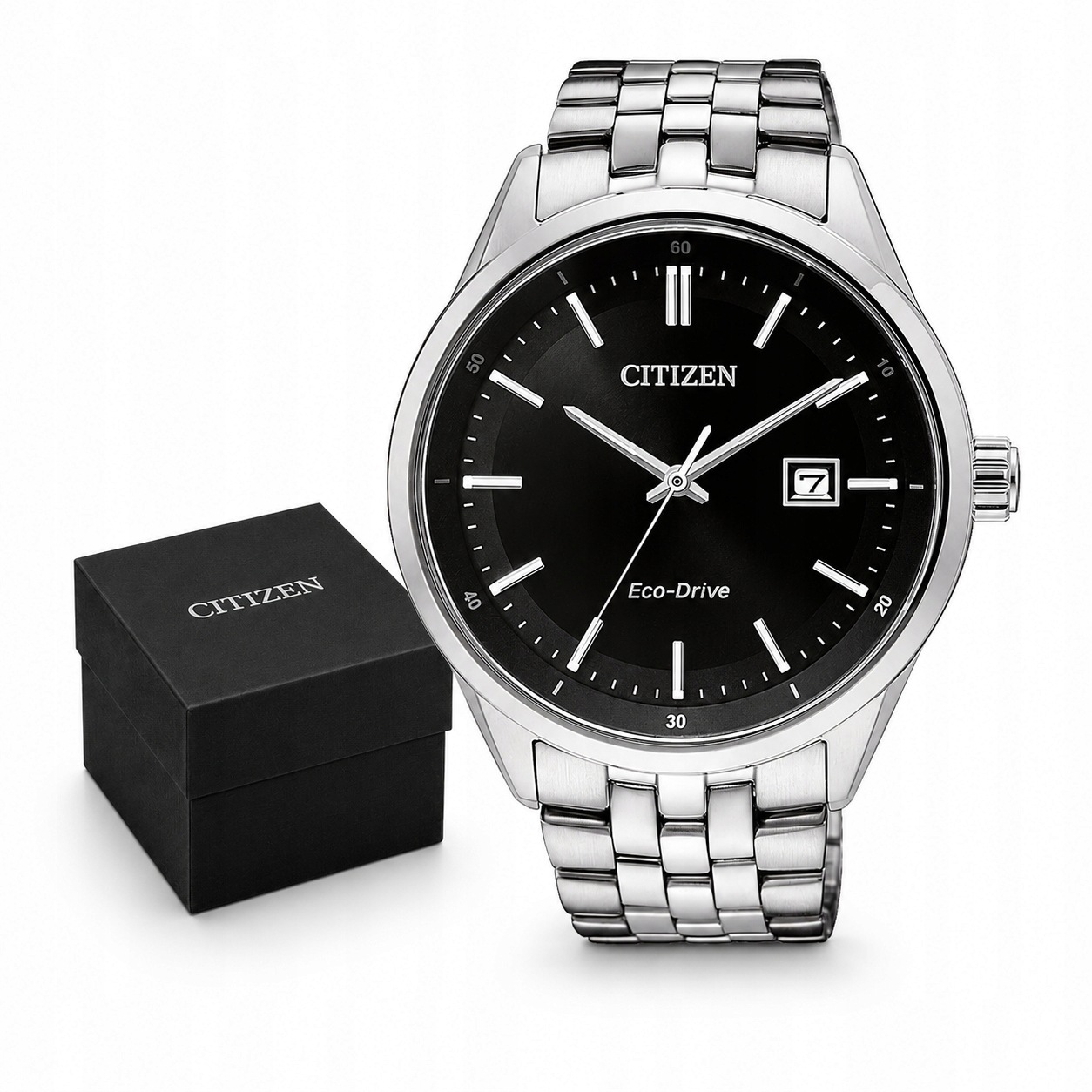 Pánské Hodinky Citizen Eco-drive BM7251-88E Safír 100 M Solar Na Náramku